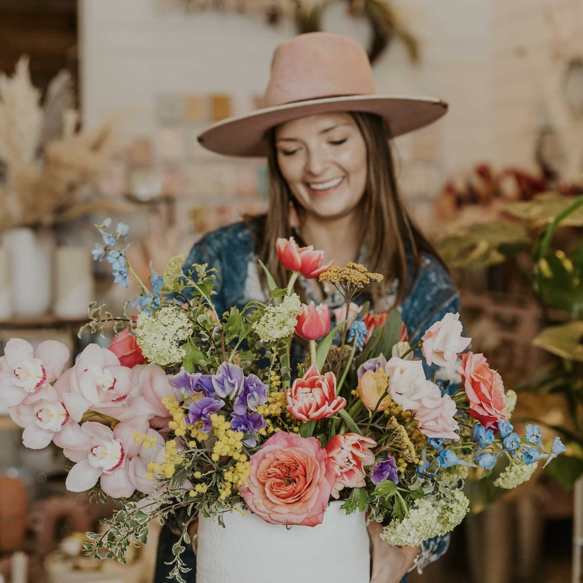 A great choice for a dramatic effect! Our colorful bouquets feature deep, photo 4 of 4