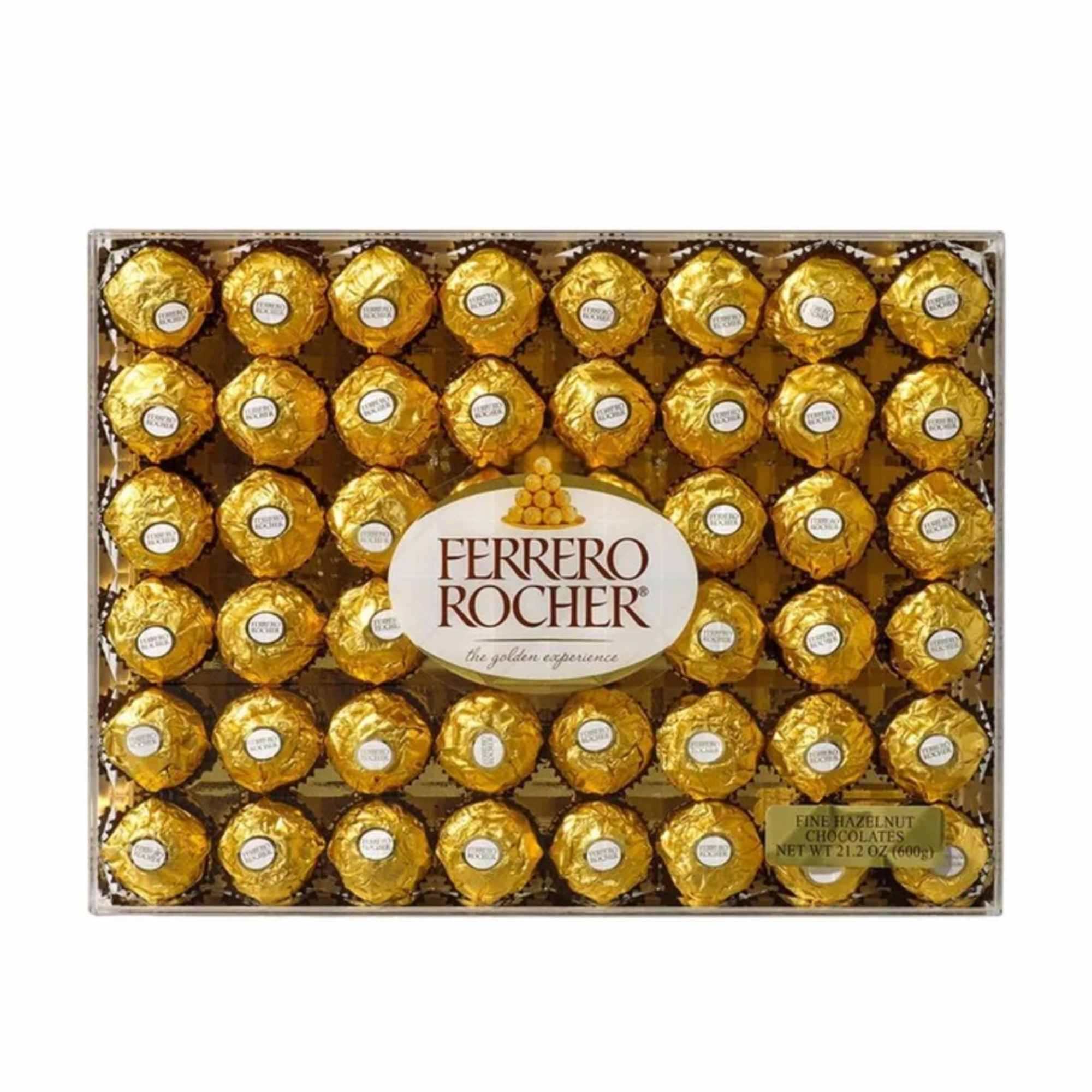 Box of Ferrero Rocher chocolates in gold wrappers, photo 4 of 5