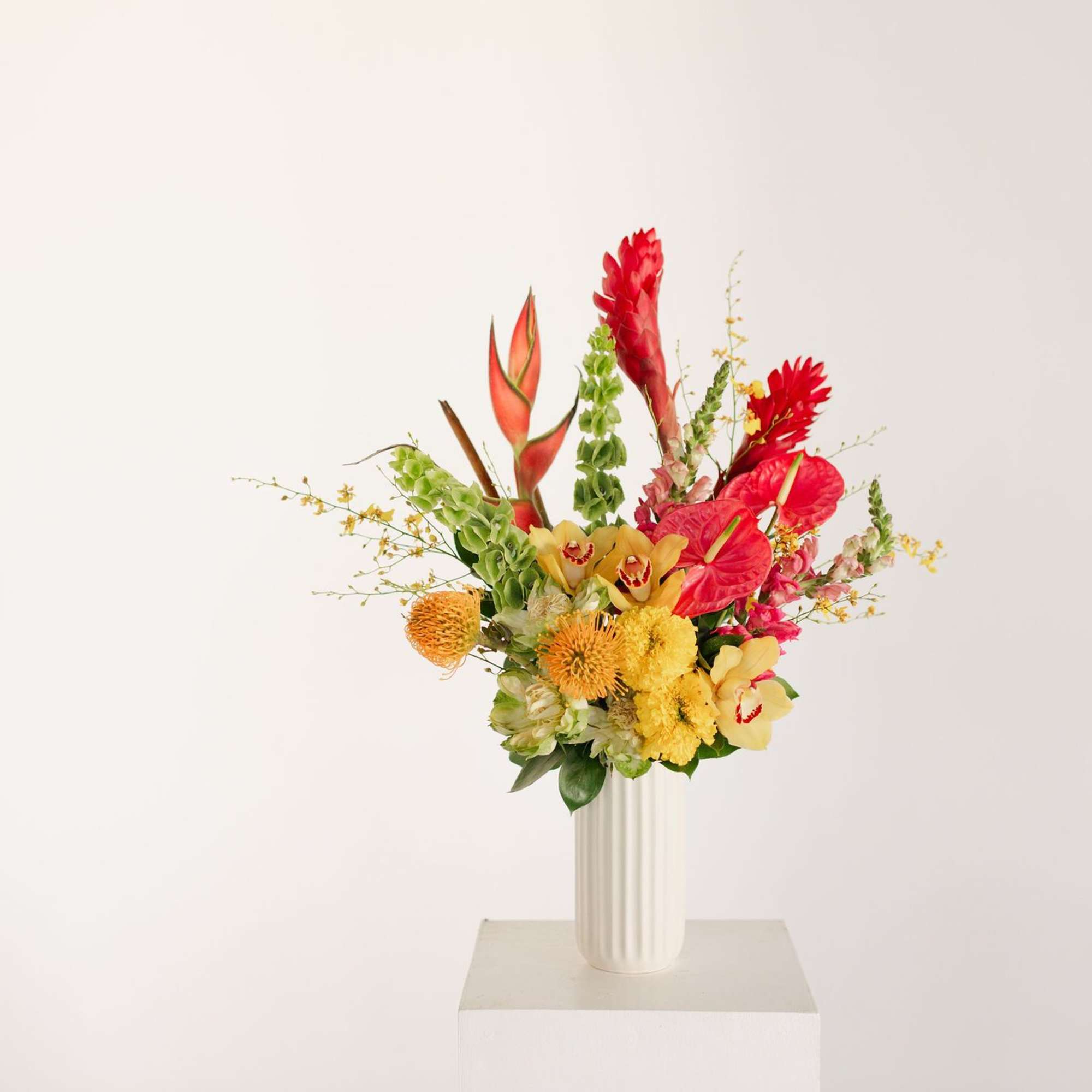 A bright, sunny, funky arrangement for your most unique, quirky and fun