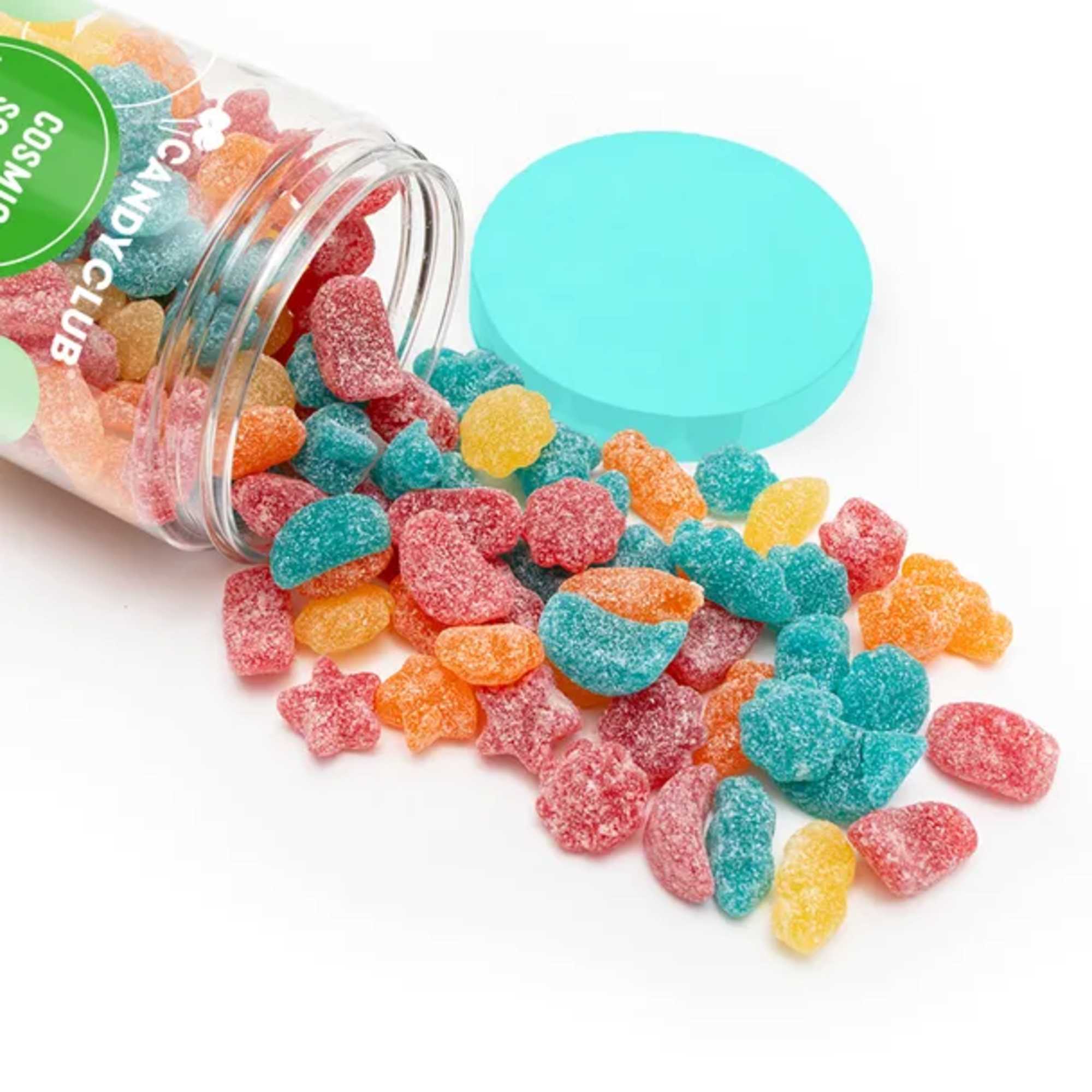 Get galactic with out of this world fruit-flavored moon and star-shaped gummies