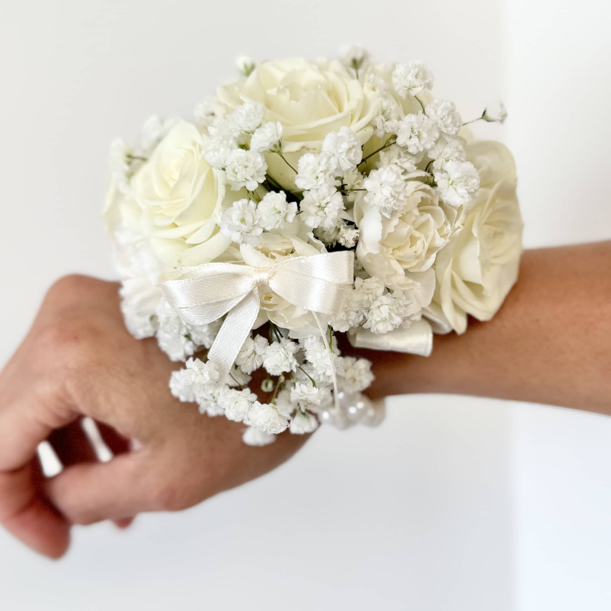 A youthful and elegant design especially created by the Florist. Flowers are