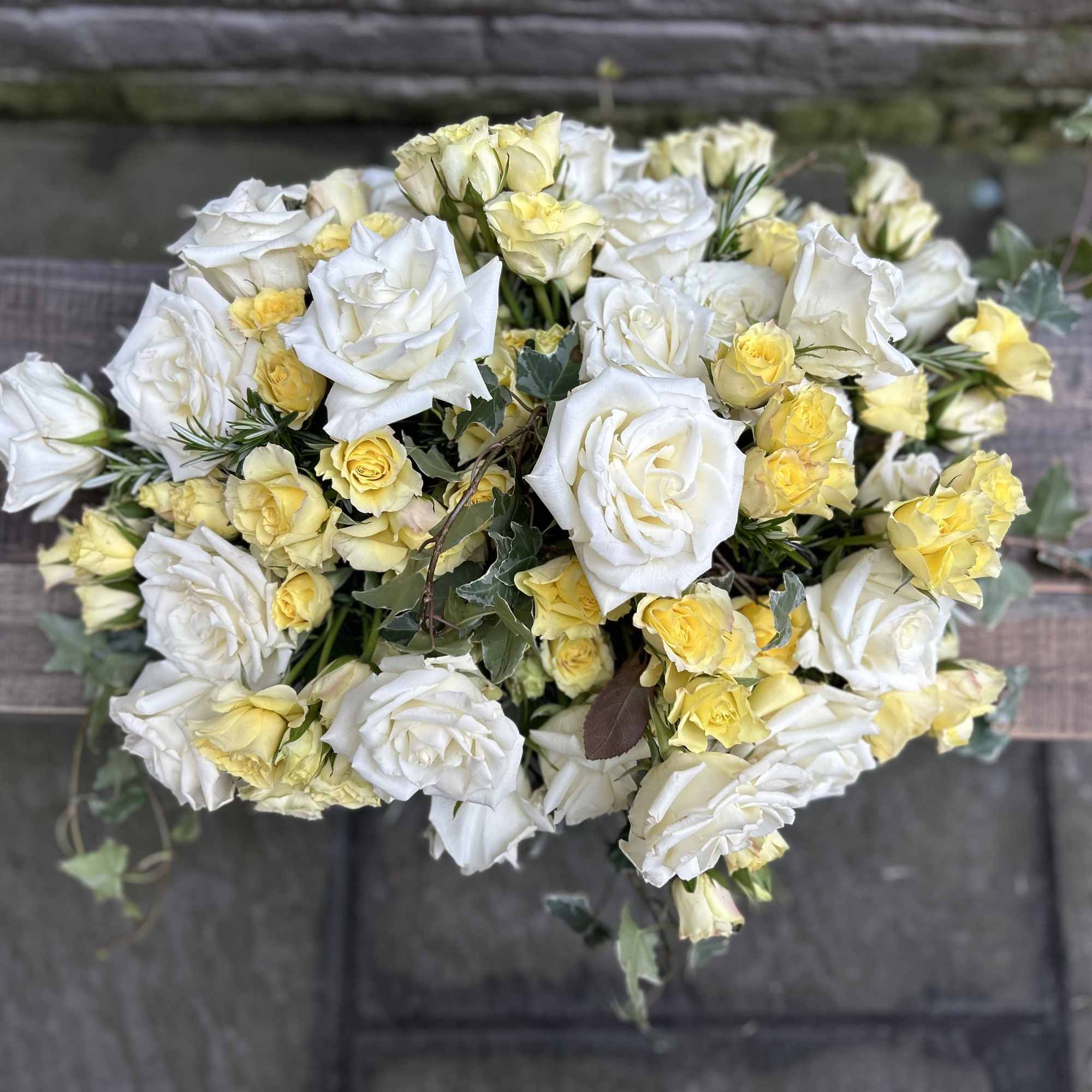 An exquisite display of flowers to celebrate the life of your loved