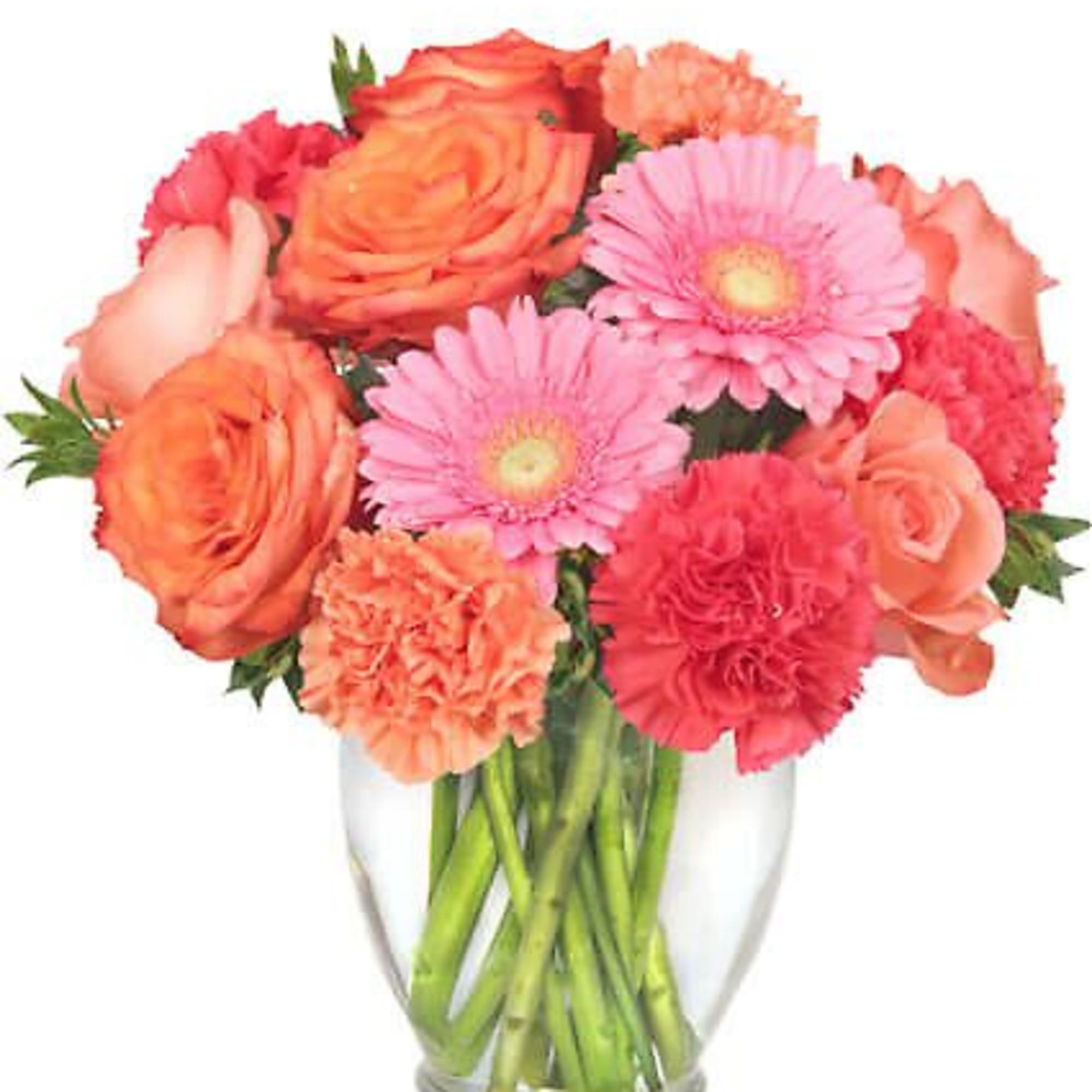This bouquet is the perfect pop of color for any space! Petal