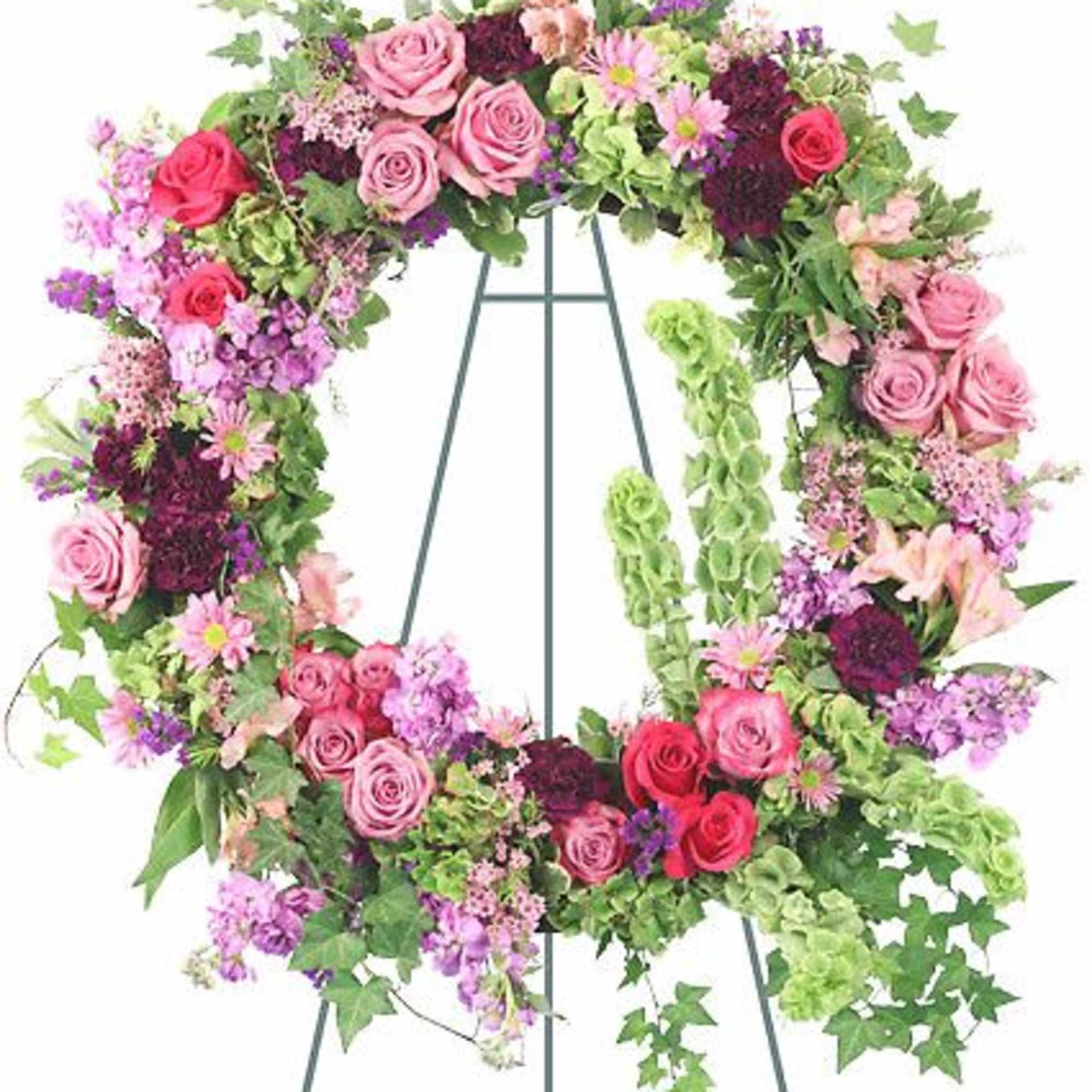Send your deepest sentiments to the family with the contemporary Ever Enchanting