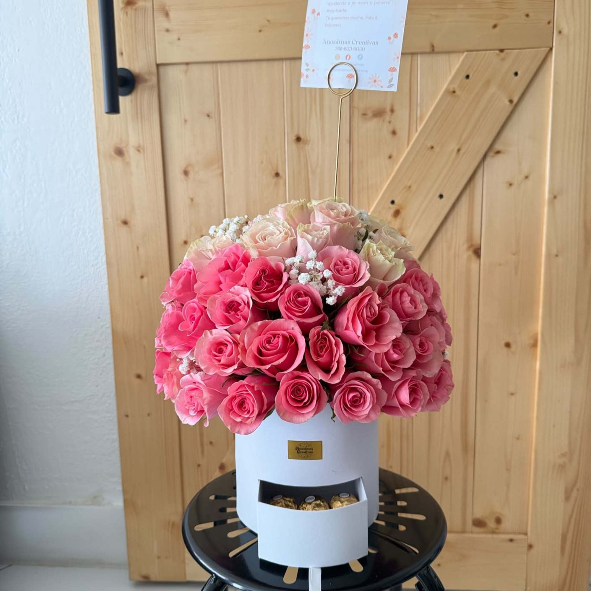 Make an unforgettable statement with this breathtaking bouquet of 75 premium roses, photo 2 of 2
