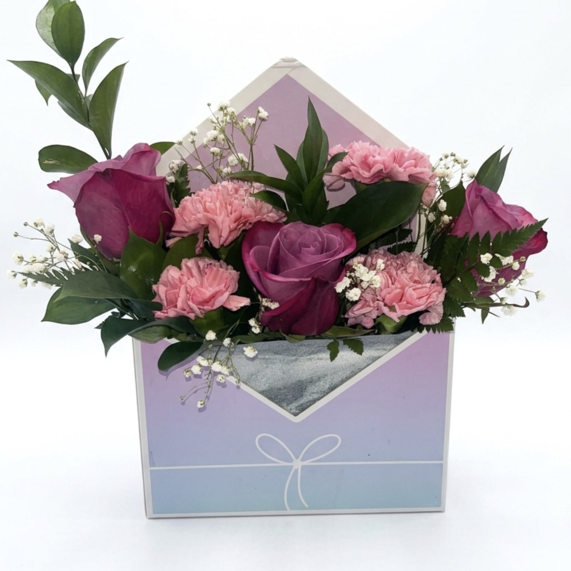 Send a heartfelt message with flowers&mdash;Blooming Envelope Designer's Choice is a fresh, photo 2 of 4
