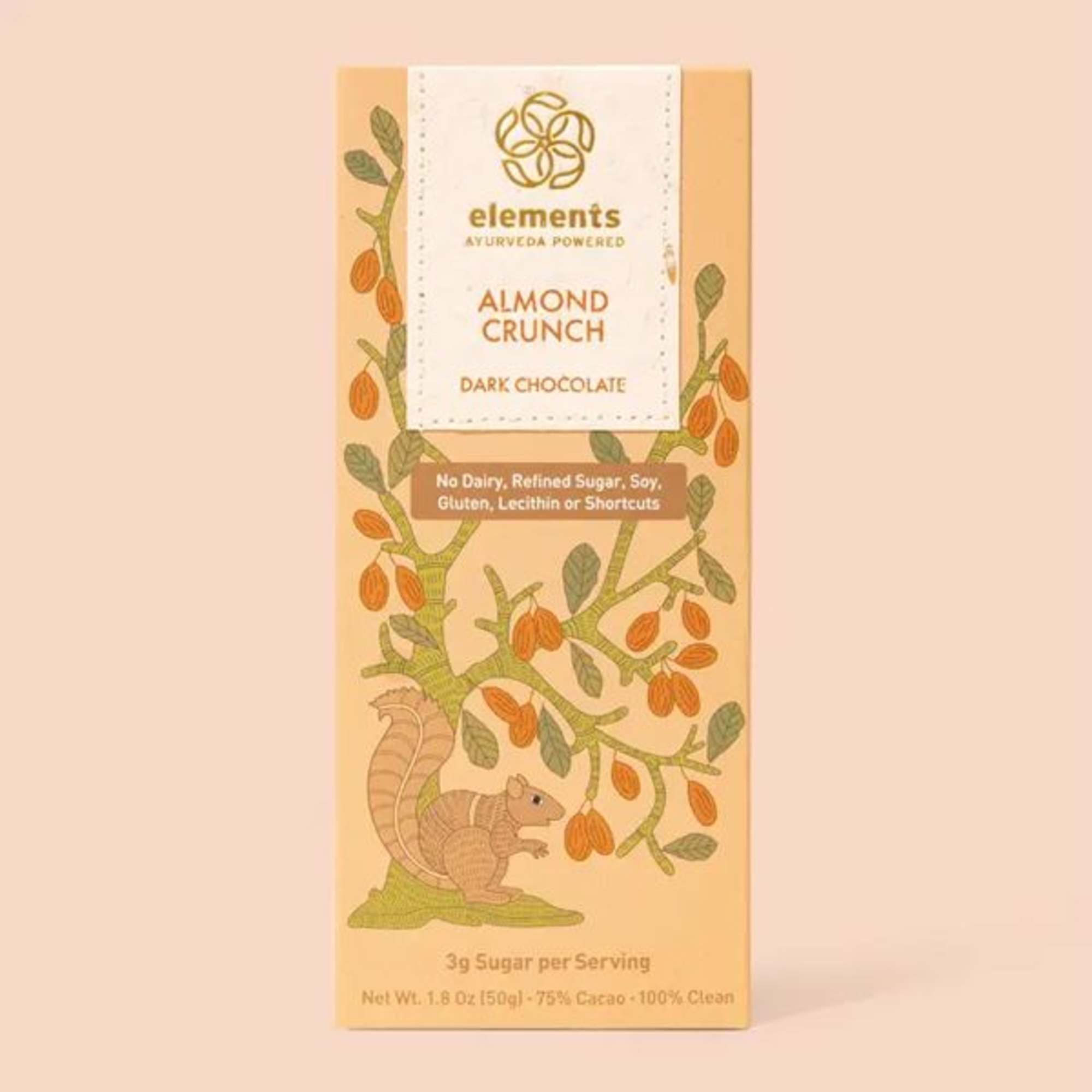 Get hooked on this irresistible Almond Crunch chocolate bar, crafted with premium