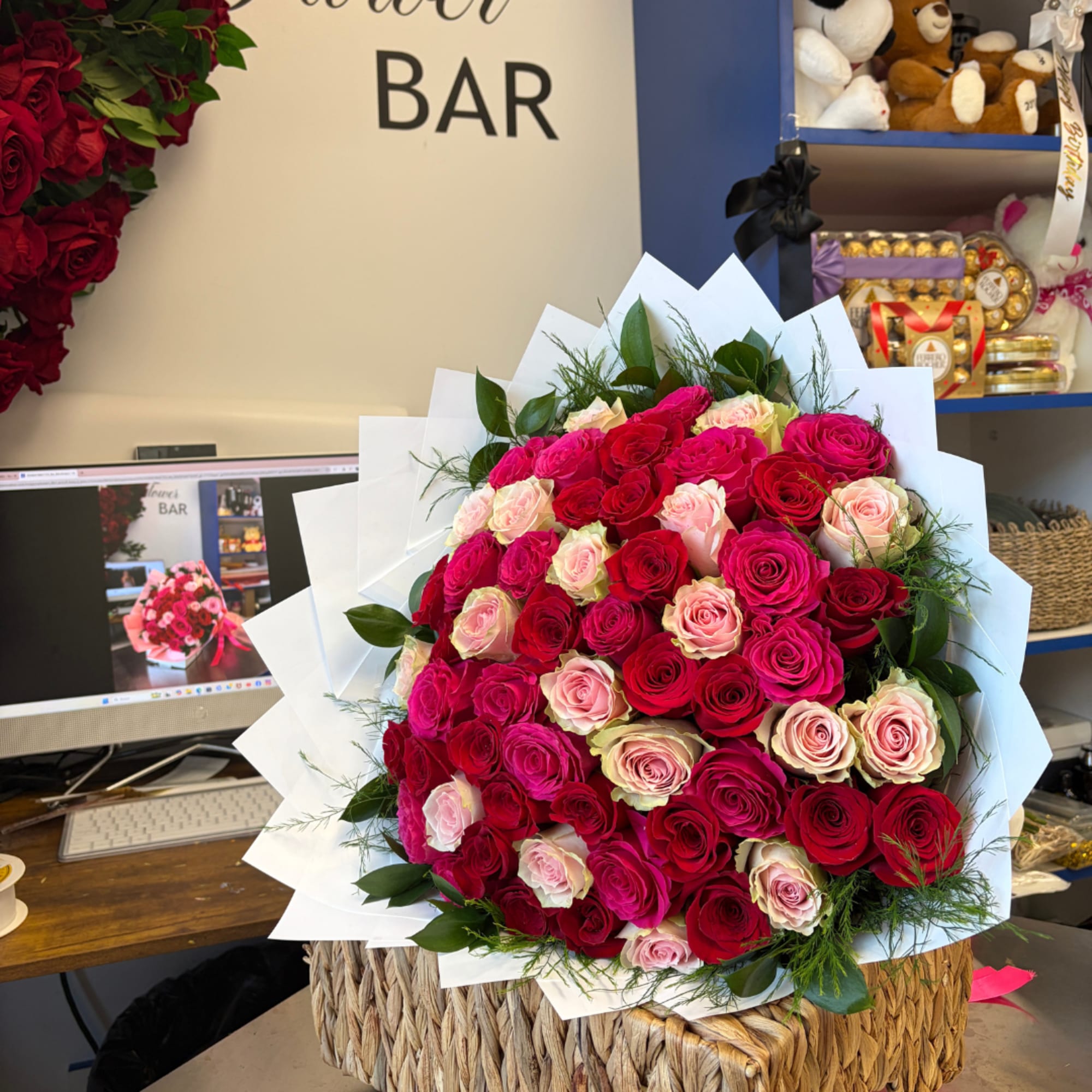 Ramo de 60 rosas