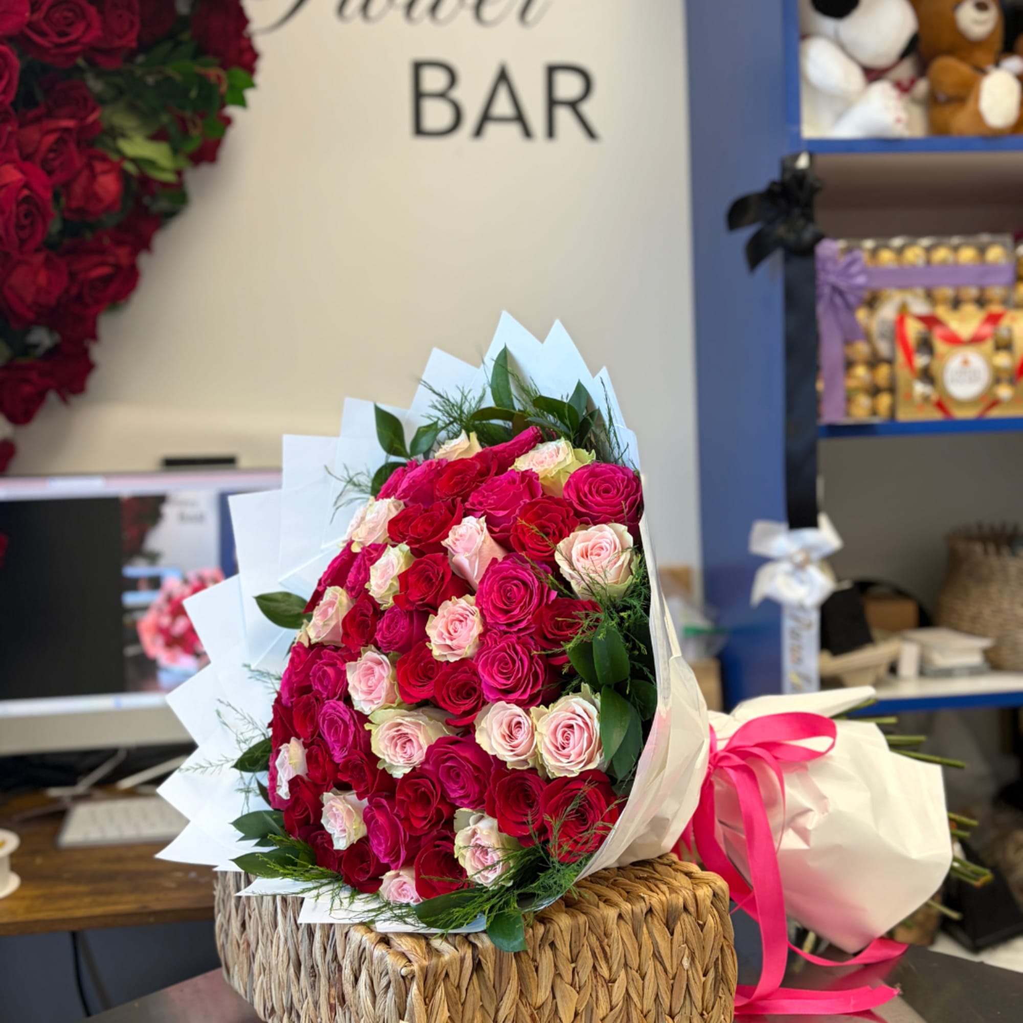 Ramo de 60 rosas