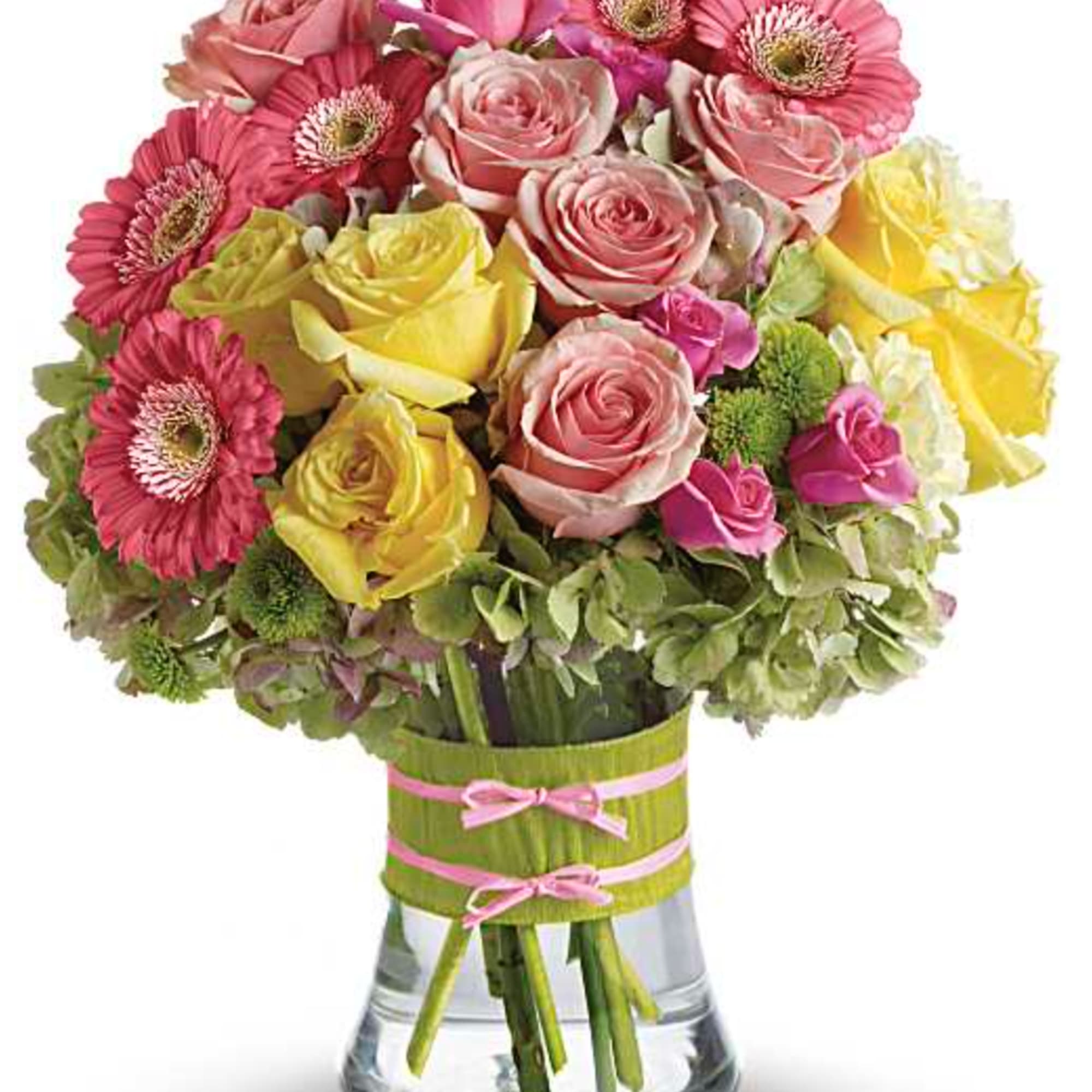 This arrangement would be perfect for any girl with an eye for
