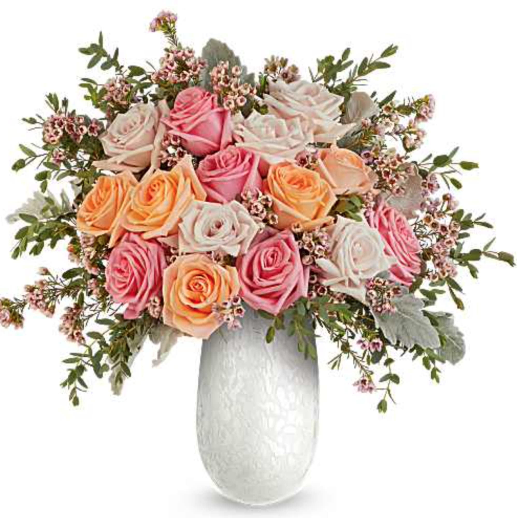 Our Opal Garden Bouquet is a beautiful Mother's Day floral arrangement featuring