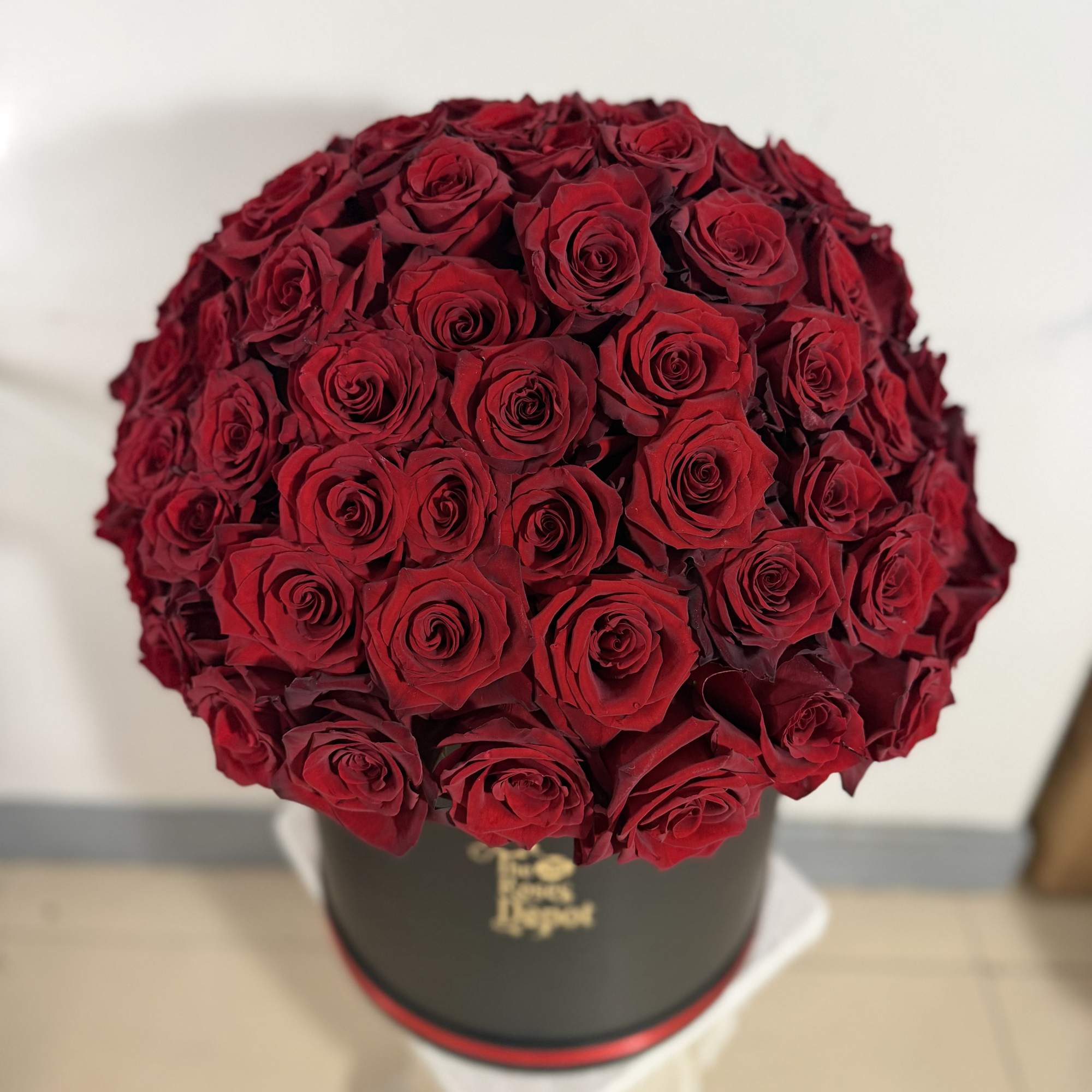 Make every occasion unforgettable with our elegant 80 Red Roses Box, carefully