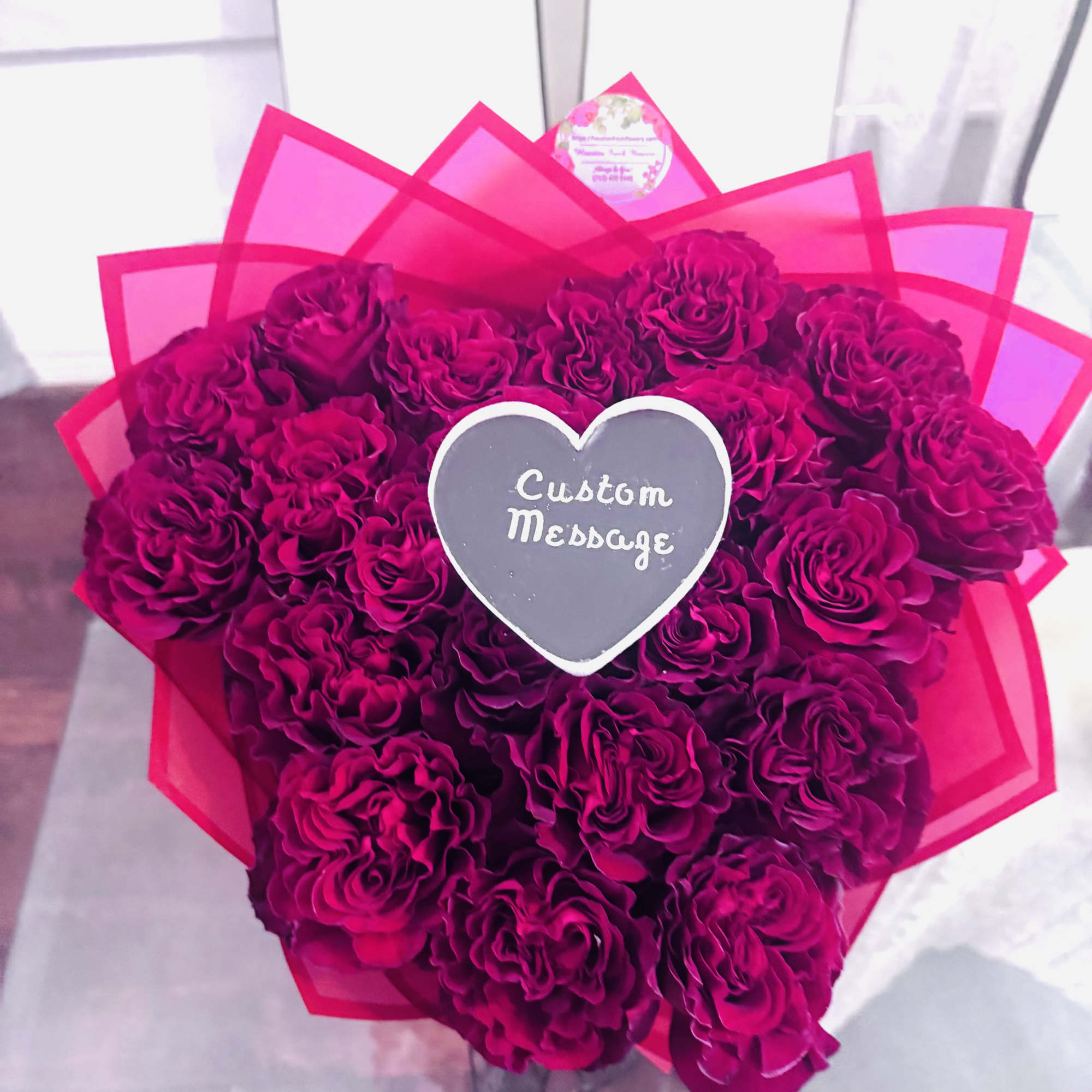 PLEASE: use notes section to specify your custom text!
This arrangement is a