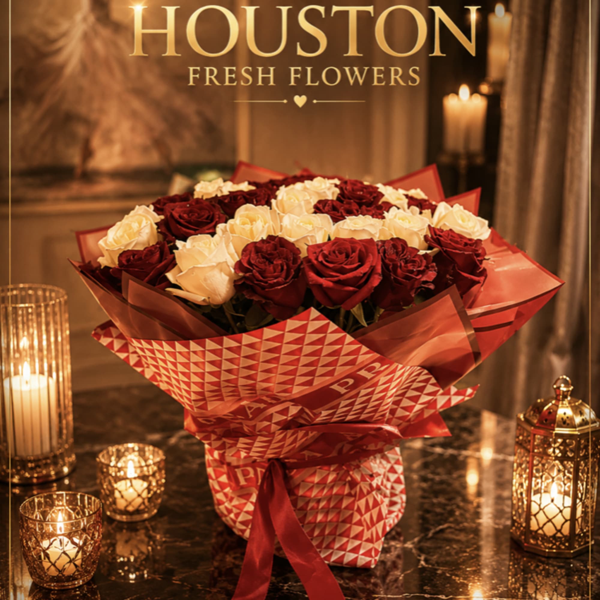 A bouquet that feels like a slow dance between fire and moonlight.
