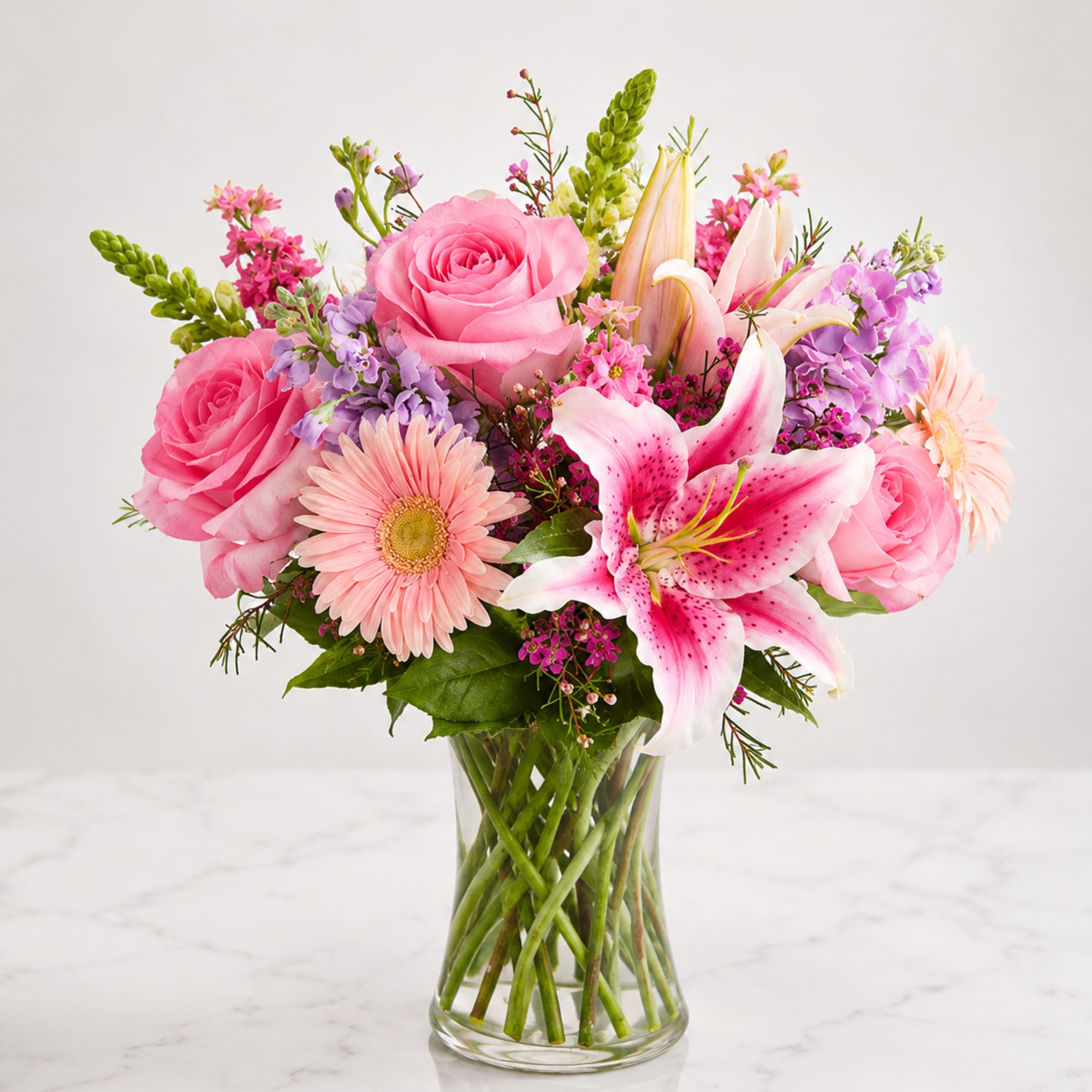 Soft, elegant, and full of charm, Blushing Garden Elegance&trade; features gorgeous pink