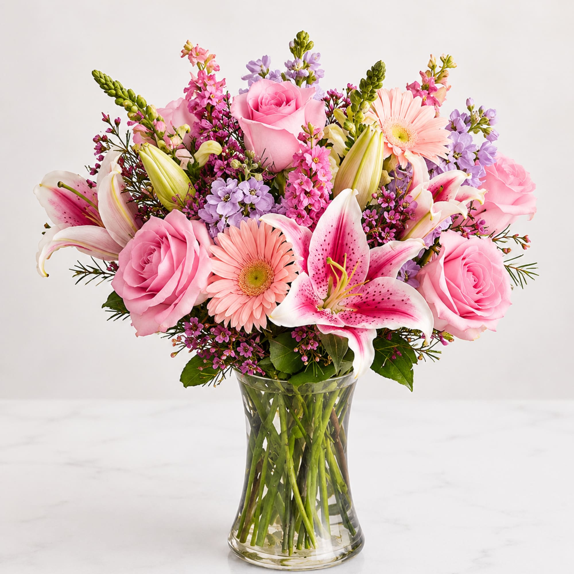 Soft, elegant, and full of charm, Blushing Garden Elegance&trade; features gorgeous pink