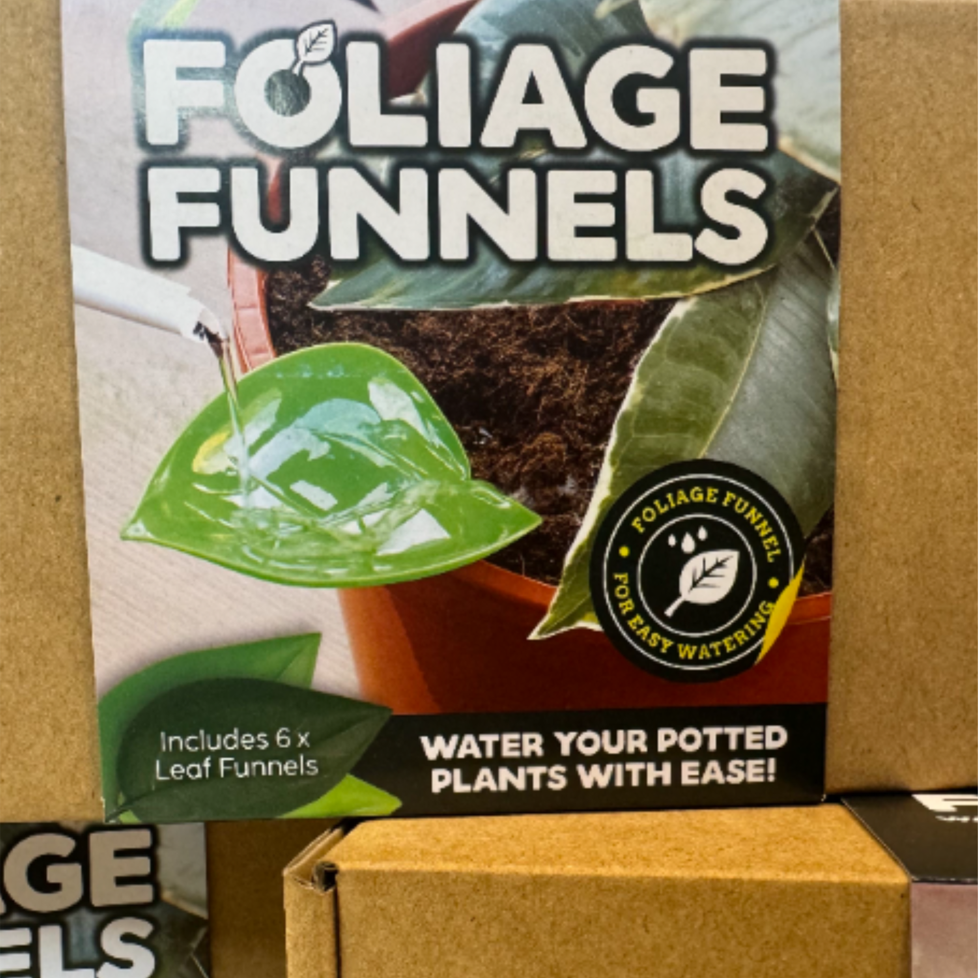 Foliage Funnel comes in three glorious shades of green and ideal when