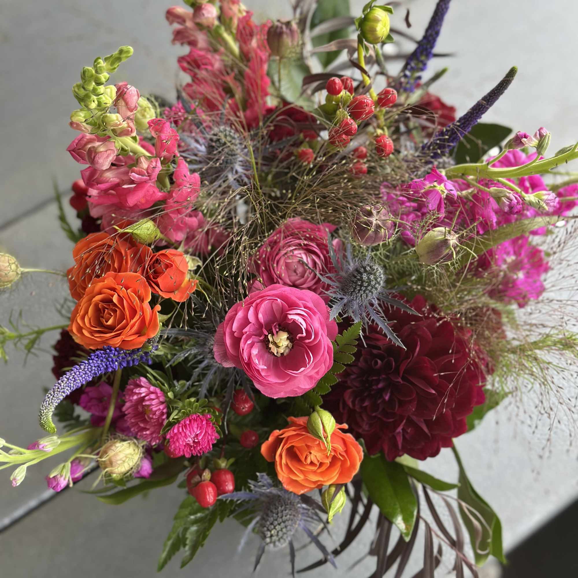 **For a limited time only** This arrangement is full of lush ranunculus