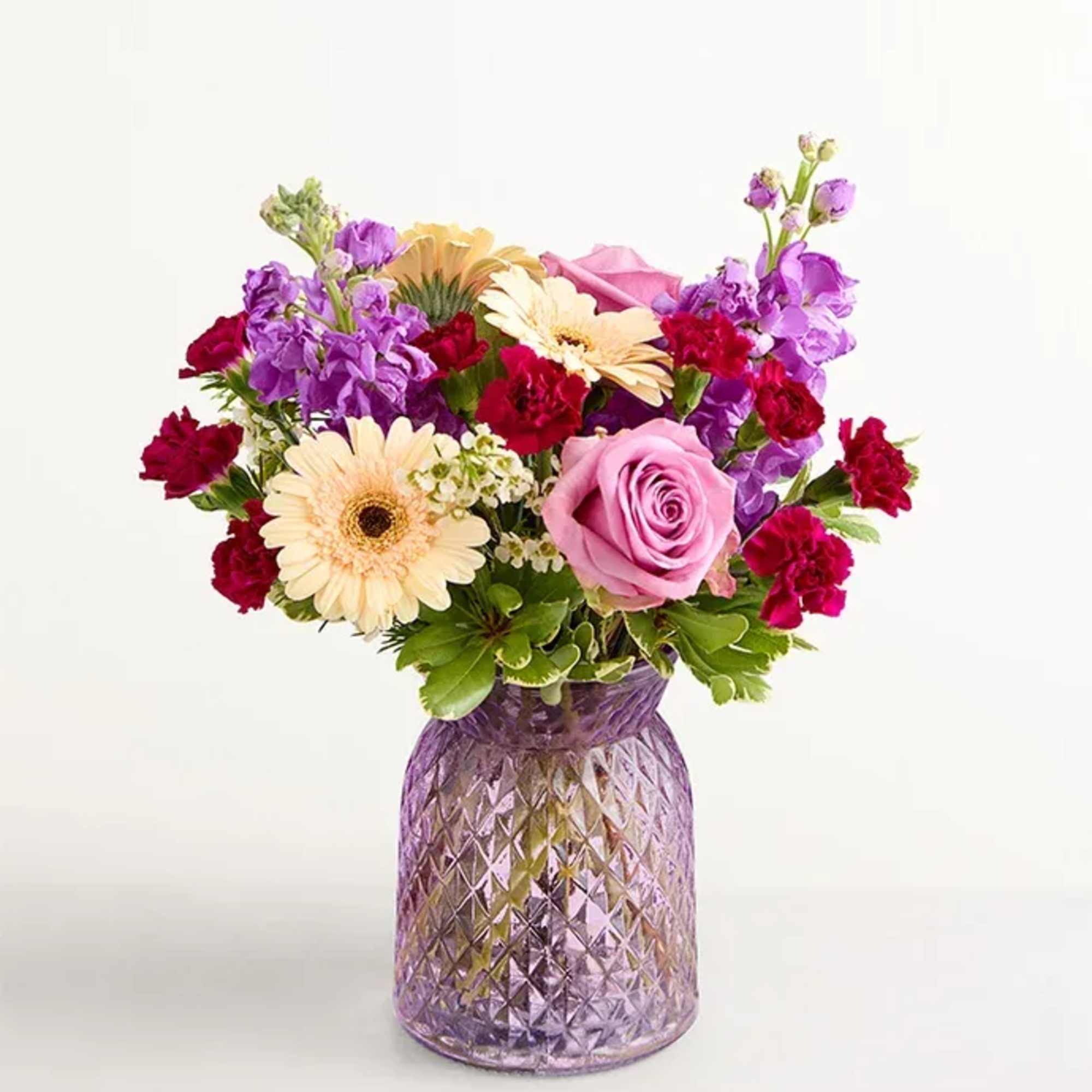 From its variety of blooms to its eye-catching crescent shape, this is