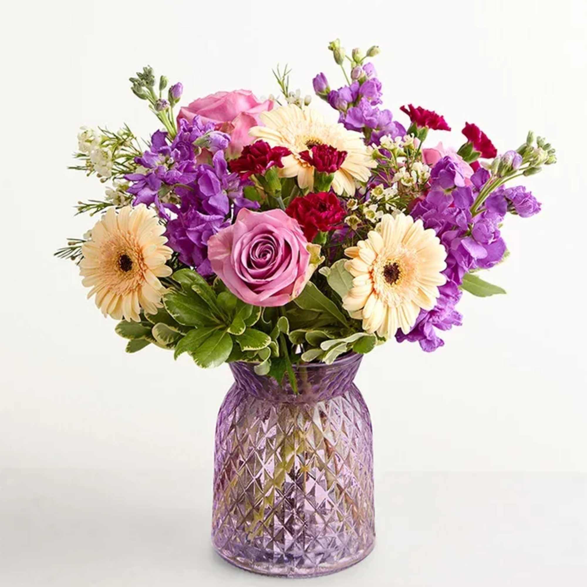 From its variety of blooms to its eye-catching crescent shape, this is