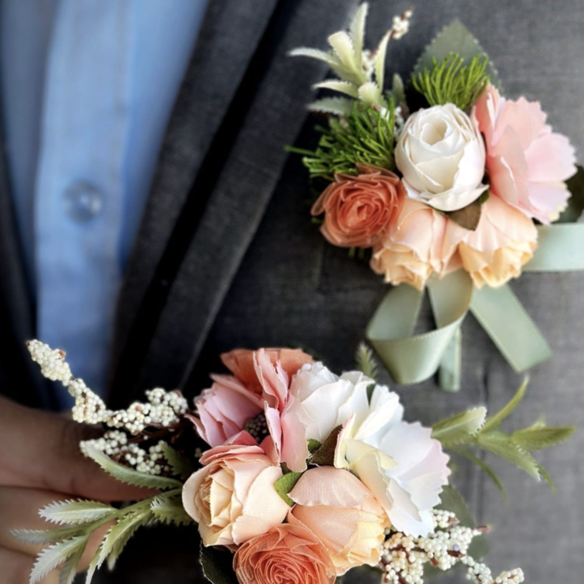 Gift your date a Traditional, Classic or Custom Corsage!
Please note ribbon color, photo 3 of 4