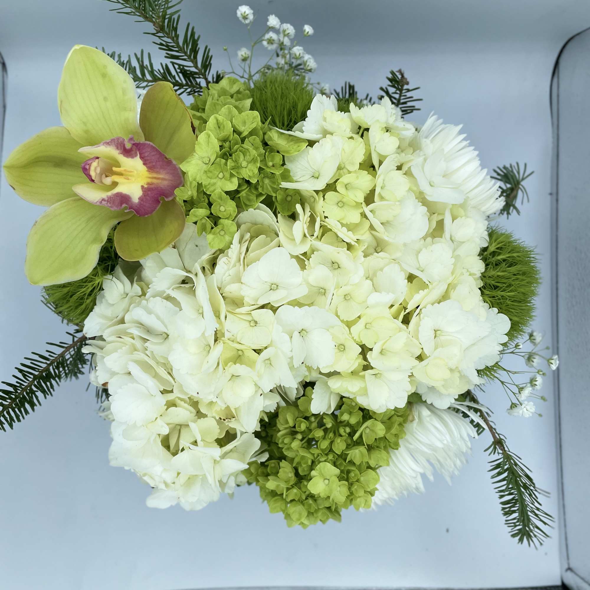 This arrangement is a calming, peaceful gesture that's perfect for any occasion., photo 2 of 2