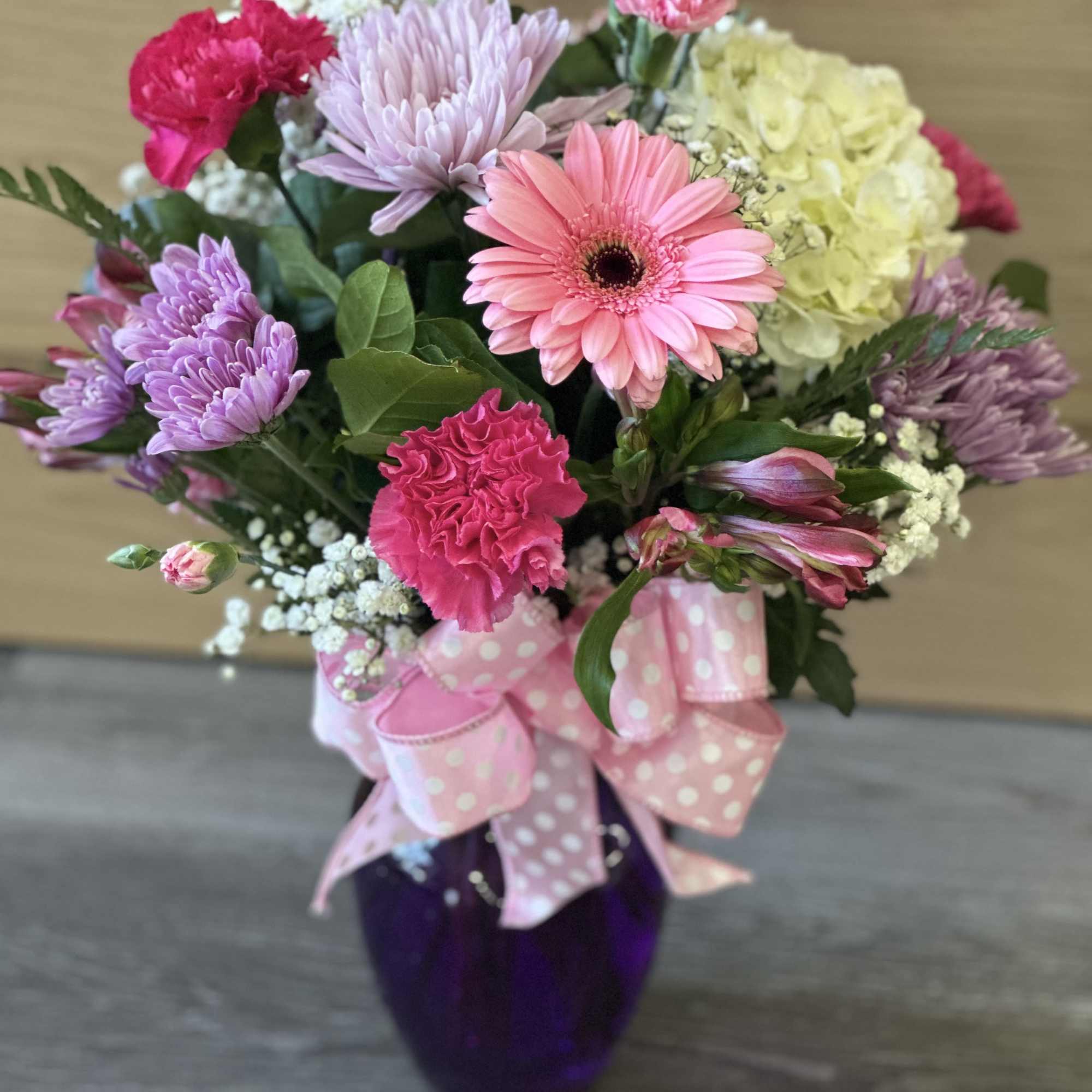 A lively, full-bodied Mother's Day bouquet that reads joyful and feminine at, photo 2 of 2