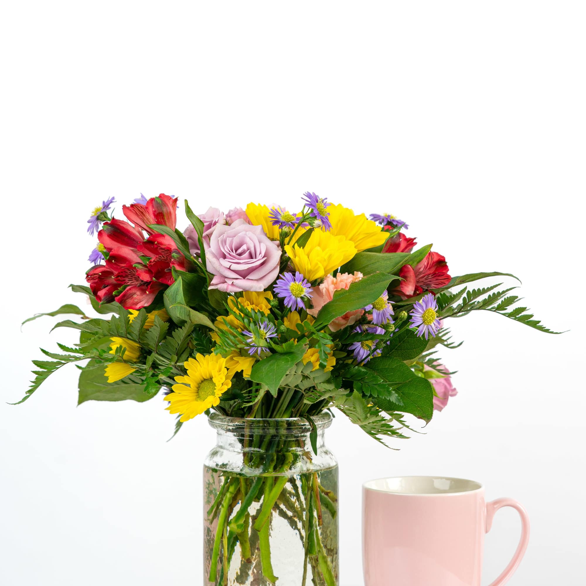 Our Blooming Birthday Wishes Collection celebrates birthdays with bright blooms in cheerful, photo 2 of 3