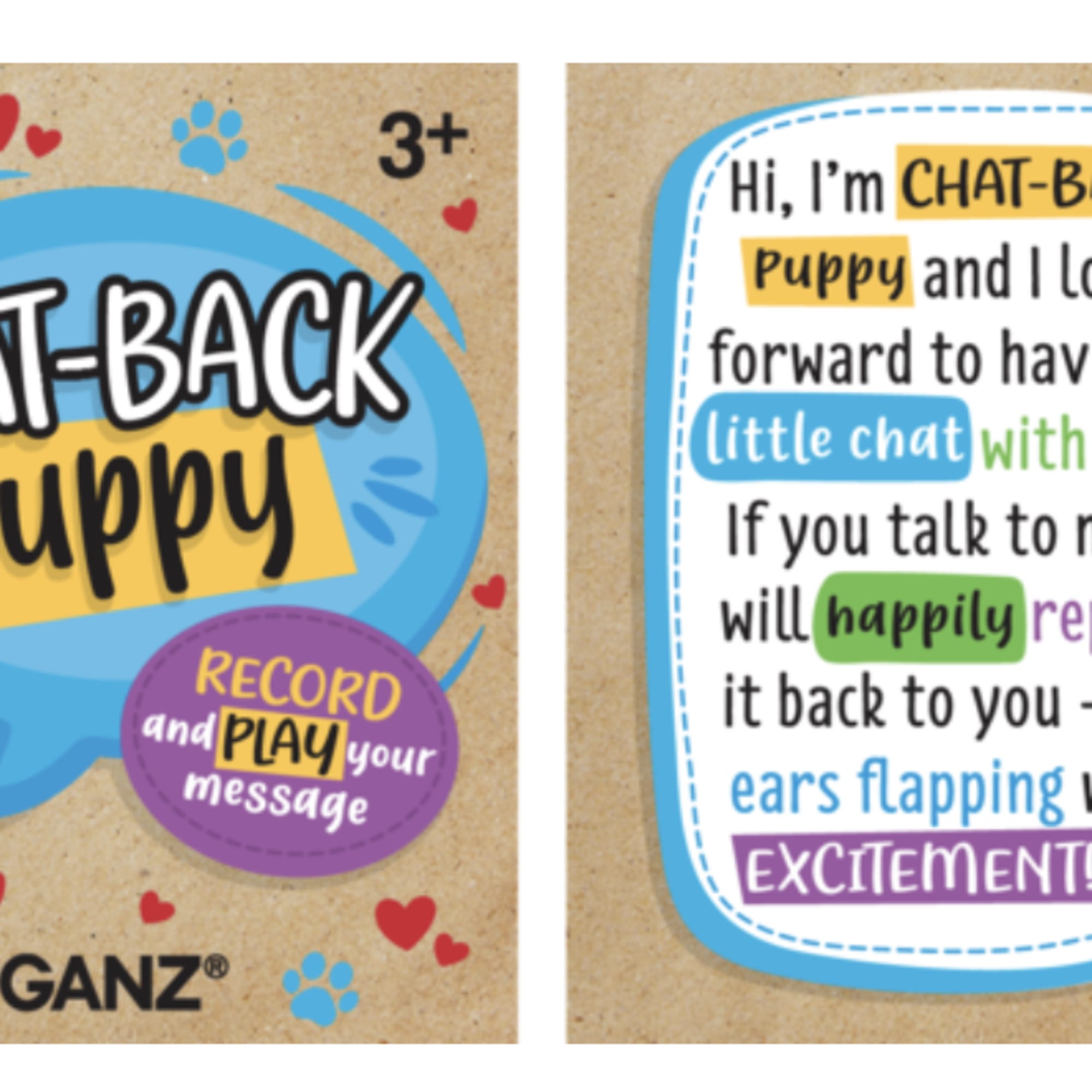 Our New Chat-Back Puppy Plushie! Bring smiles, laughter, and endless conversation with, photo 2 of 3