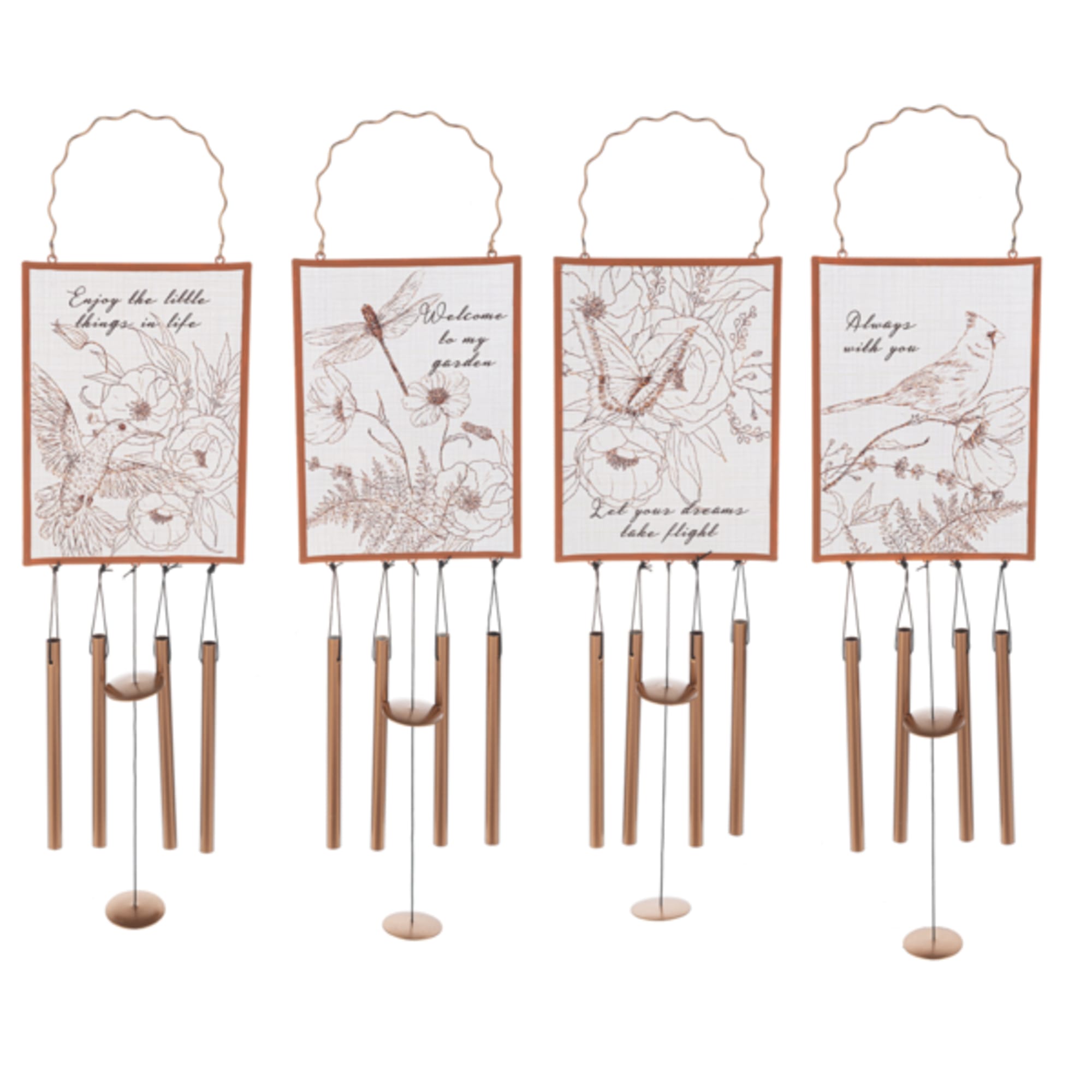 Create a peaceful and uplifting atmosphere with our Inspirational Mini Wind Chime.