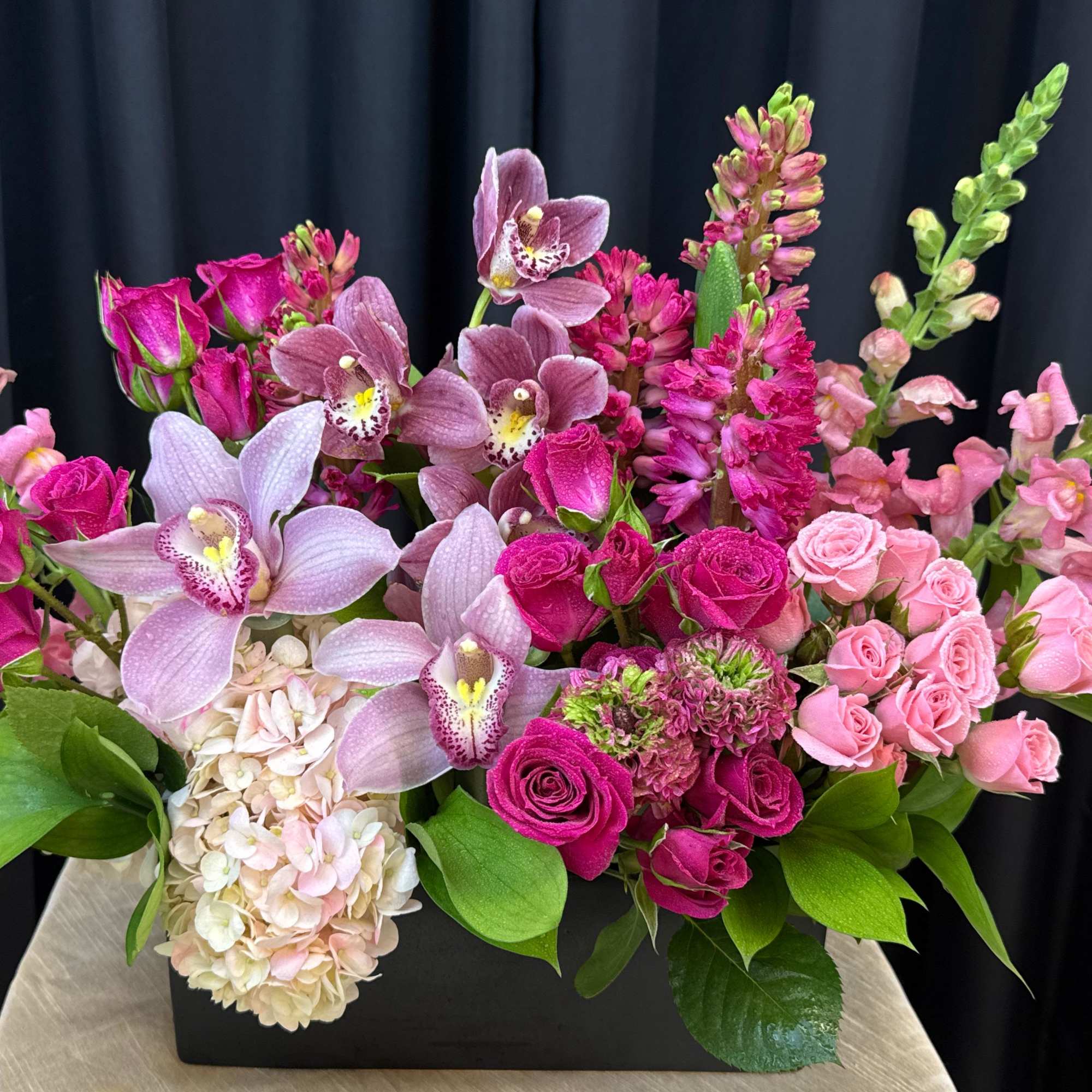 Pink Obsession is a striking, high-end arrangement that celebrates the beauty of