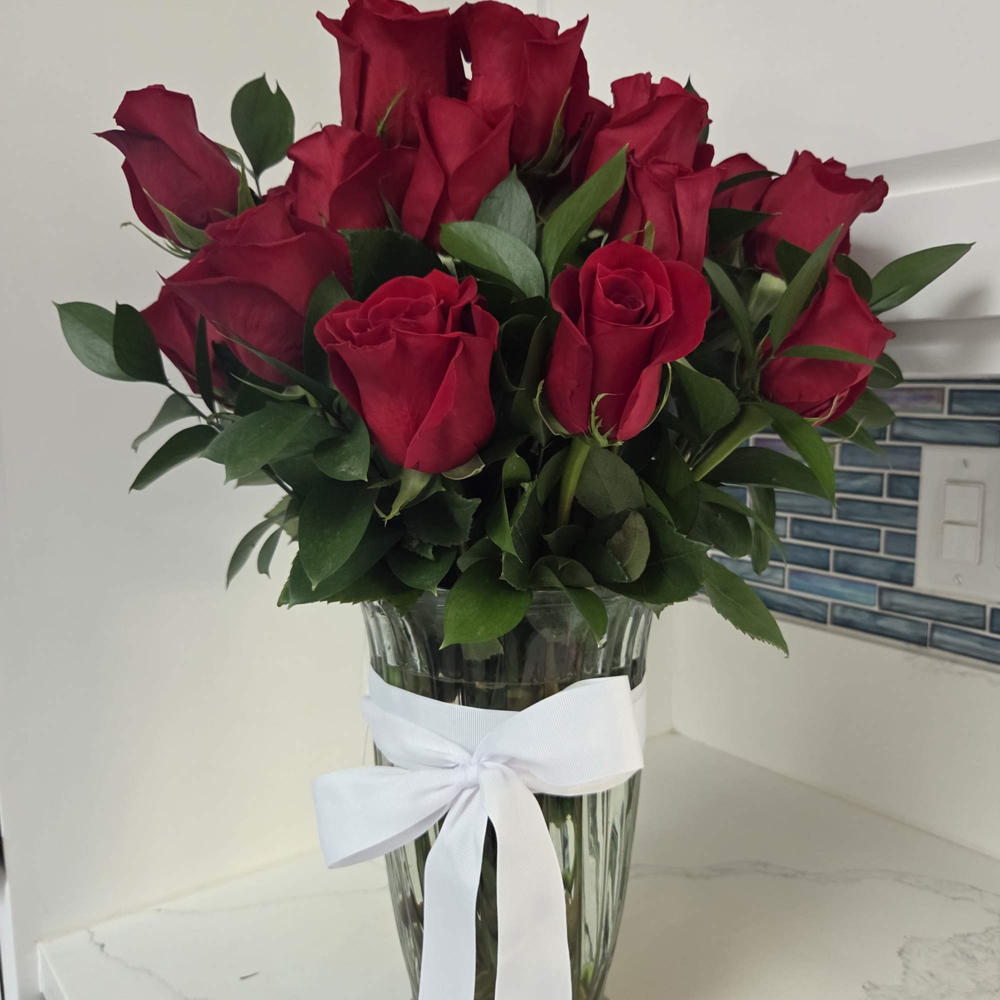 Double the beauty of these classic lovelies by ordering 24 long stem