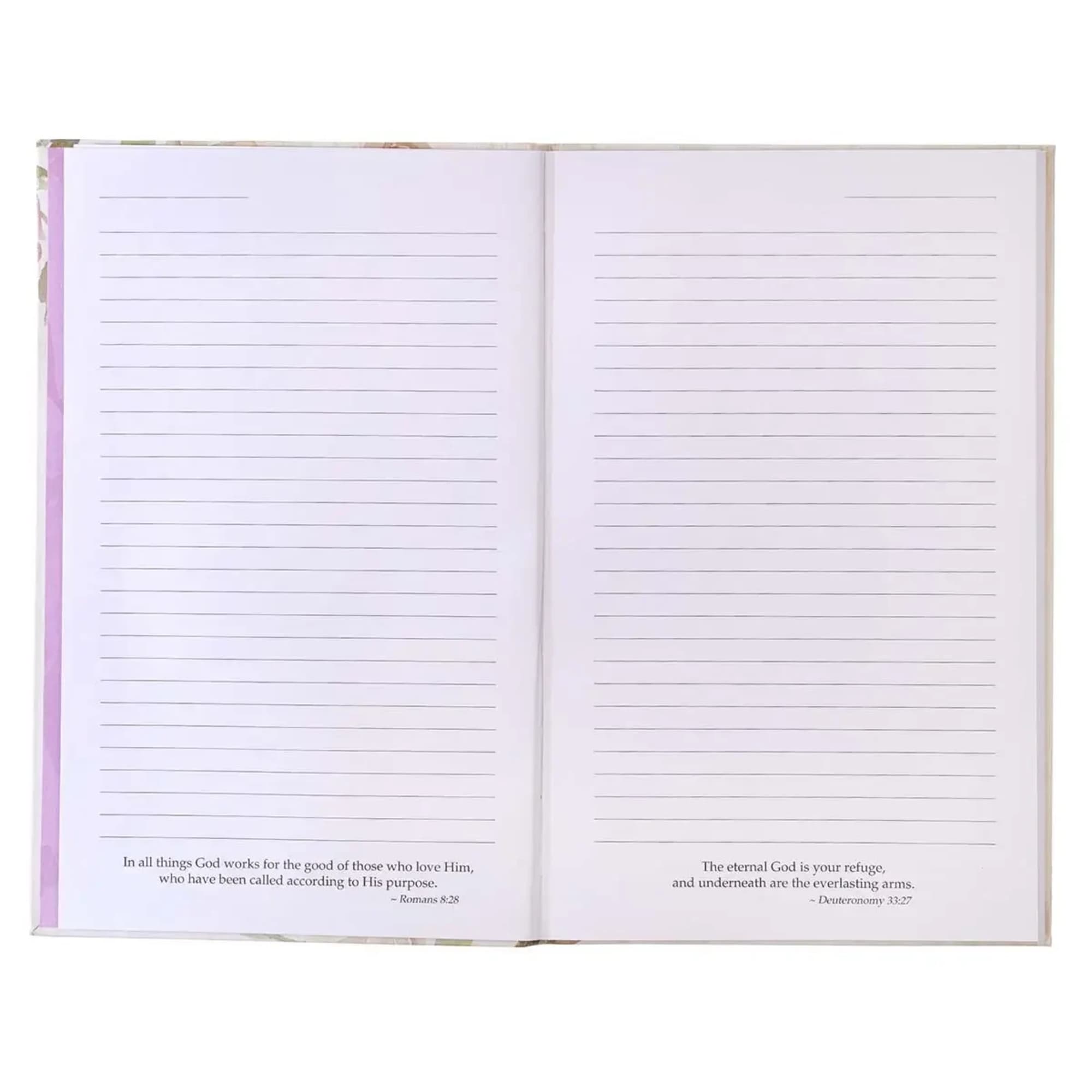Start every day by writing your prayers and thoughts in the For