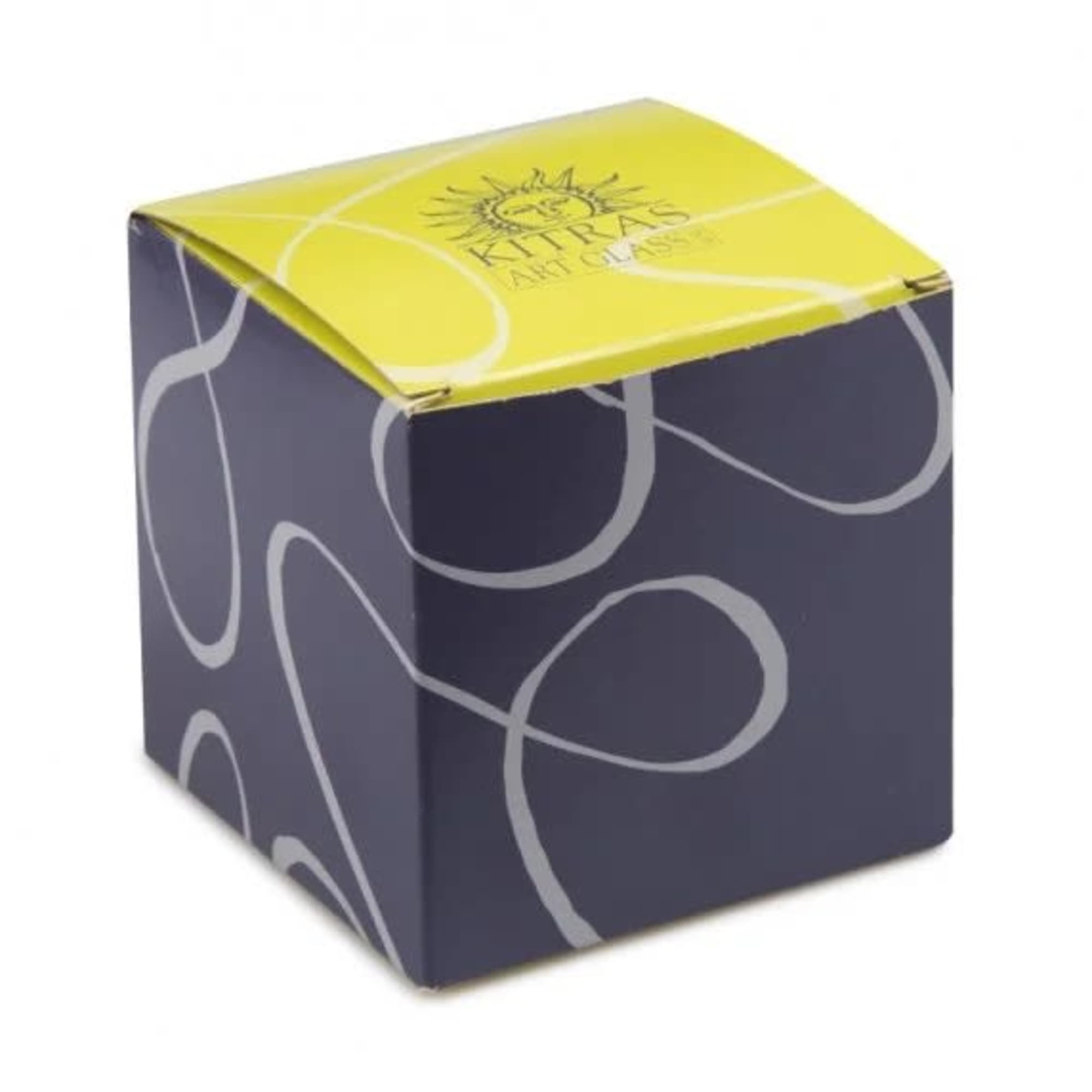 Available in 2.5 and 6 inch sizes, Hand blown Glass Ornament -