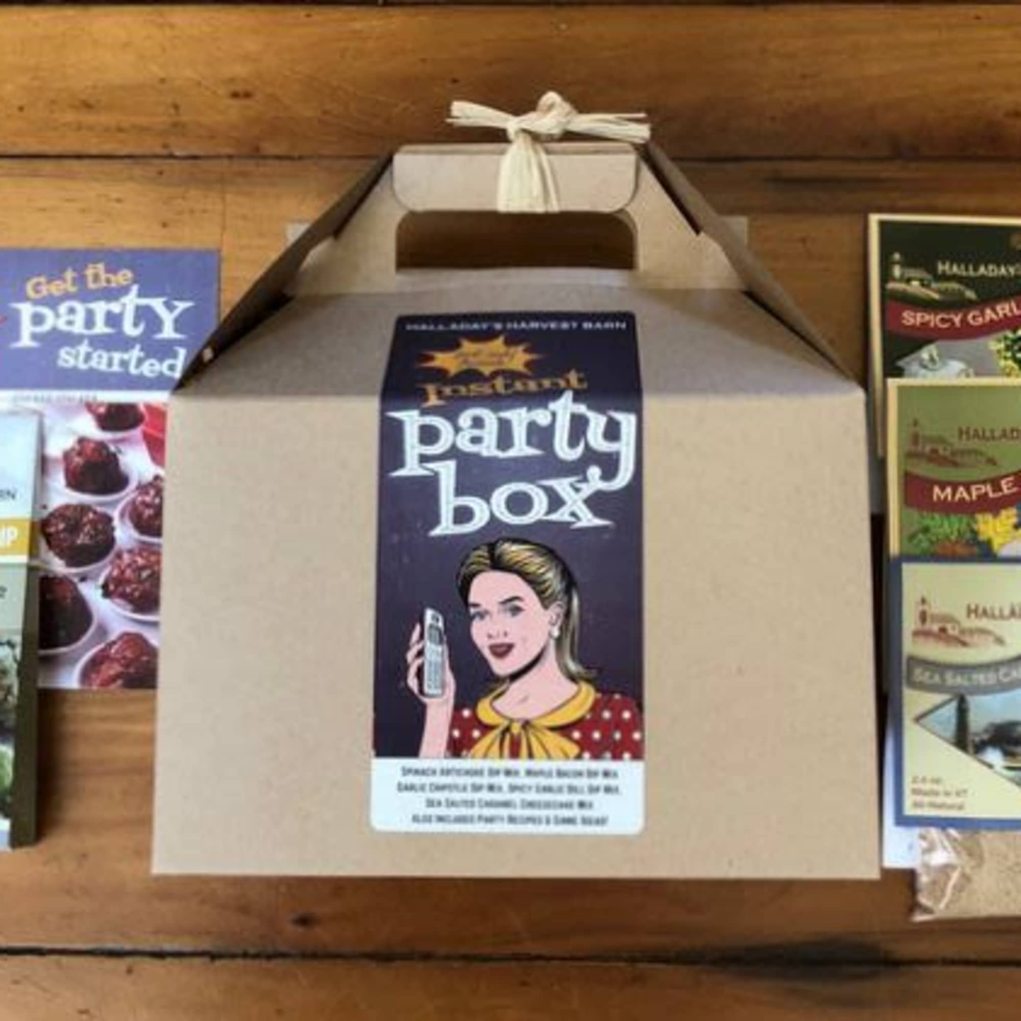 Introducing our new Party In A Box! Just add friends. The box