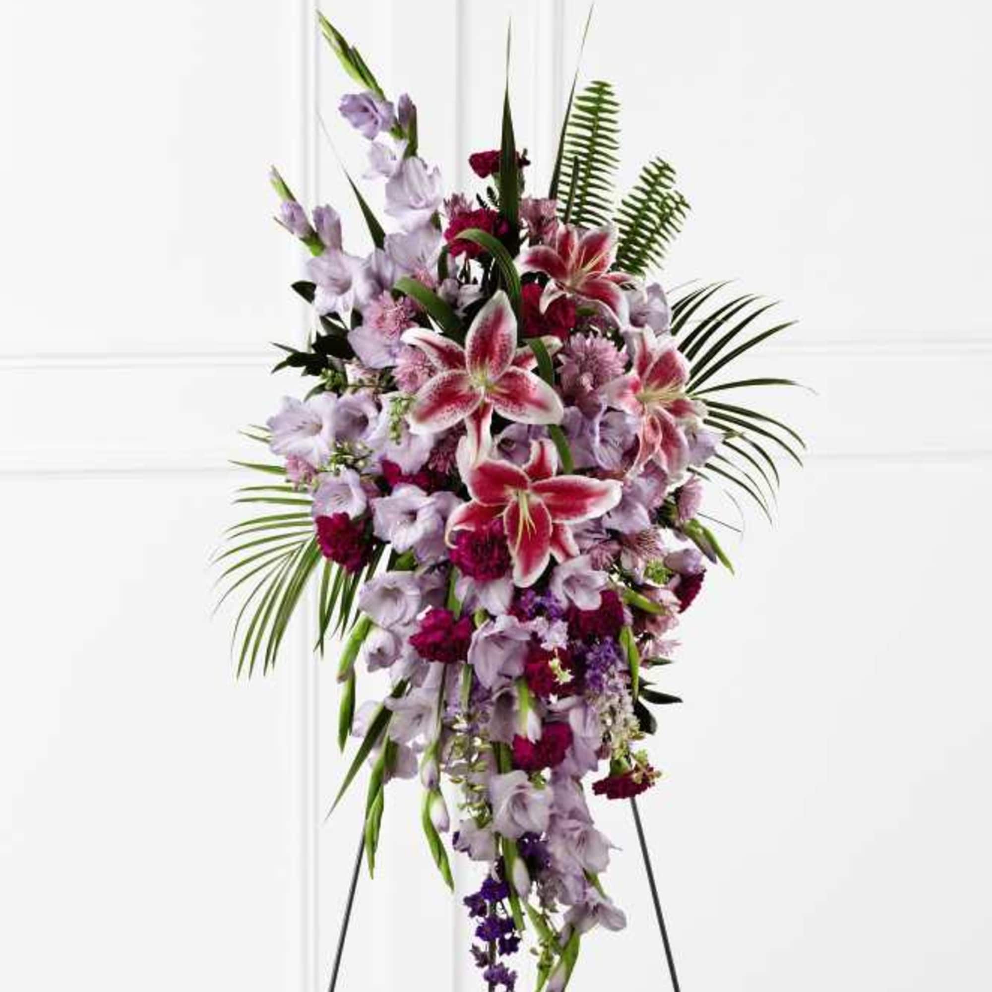 The FTD Tender Touch Standing Spray in Redondo Beach, CA | J Flowers