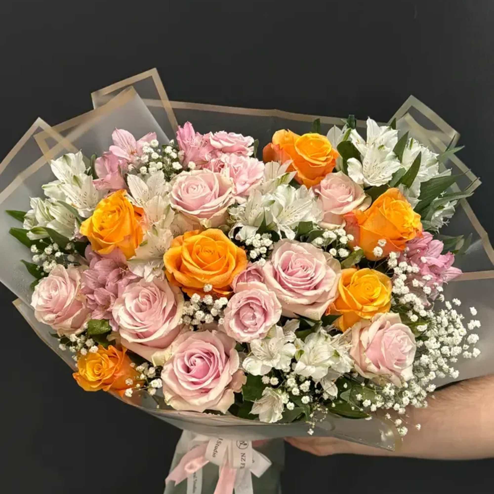 This bouquet is a beautiful harmony of softness and vibrant energy. It, photo 2 of 2