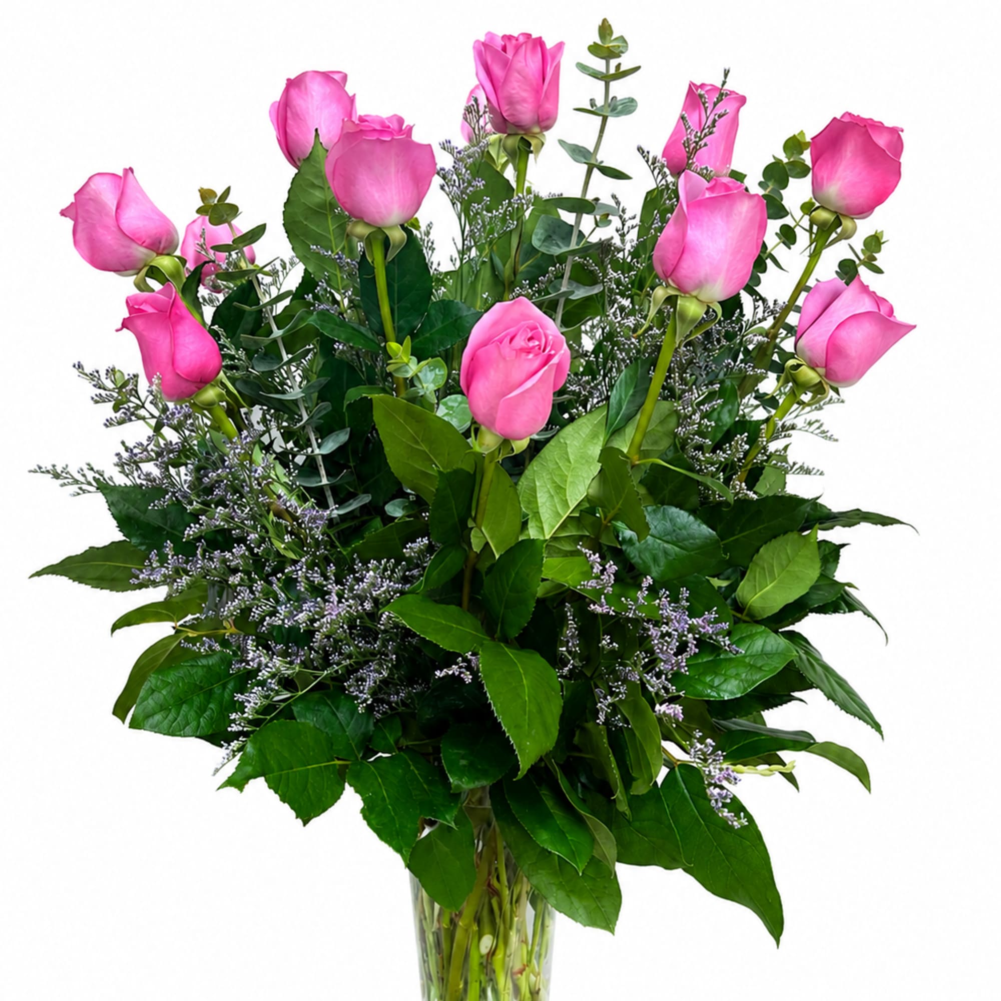 Lovely lavender roses are truly enchanting and exotic, symbolizing love at first