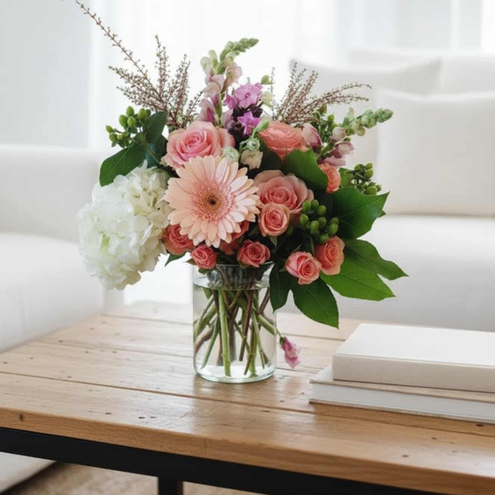 The So Beautiful Bouquet has that fresh from the garden appeal that
