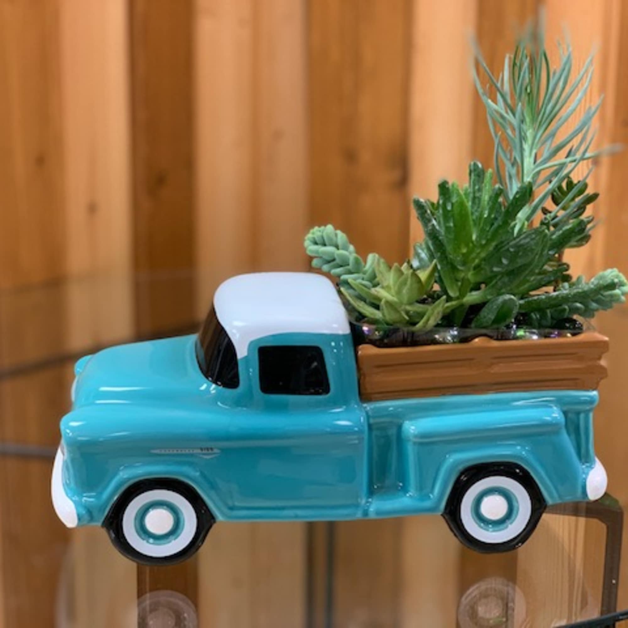 This cute keepsake ceramic vintage truck is filled with a variety of, photo 2 of 2