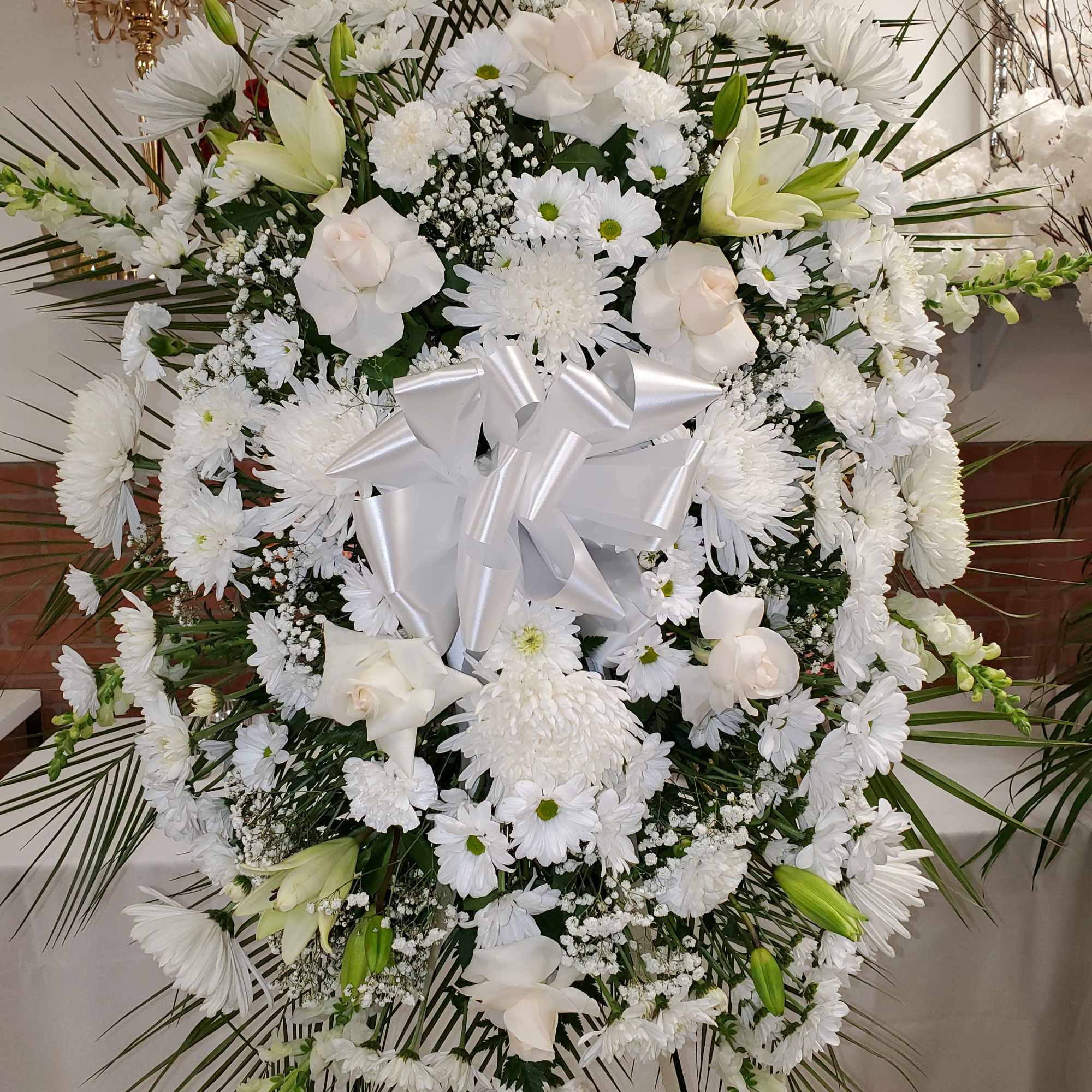 White flowers