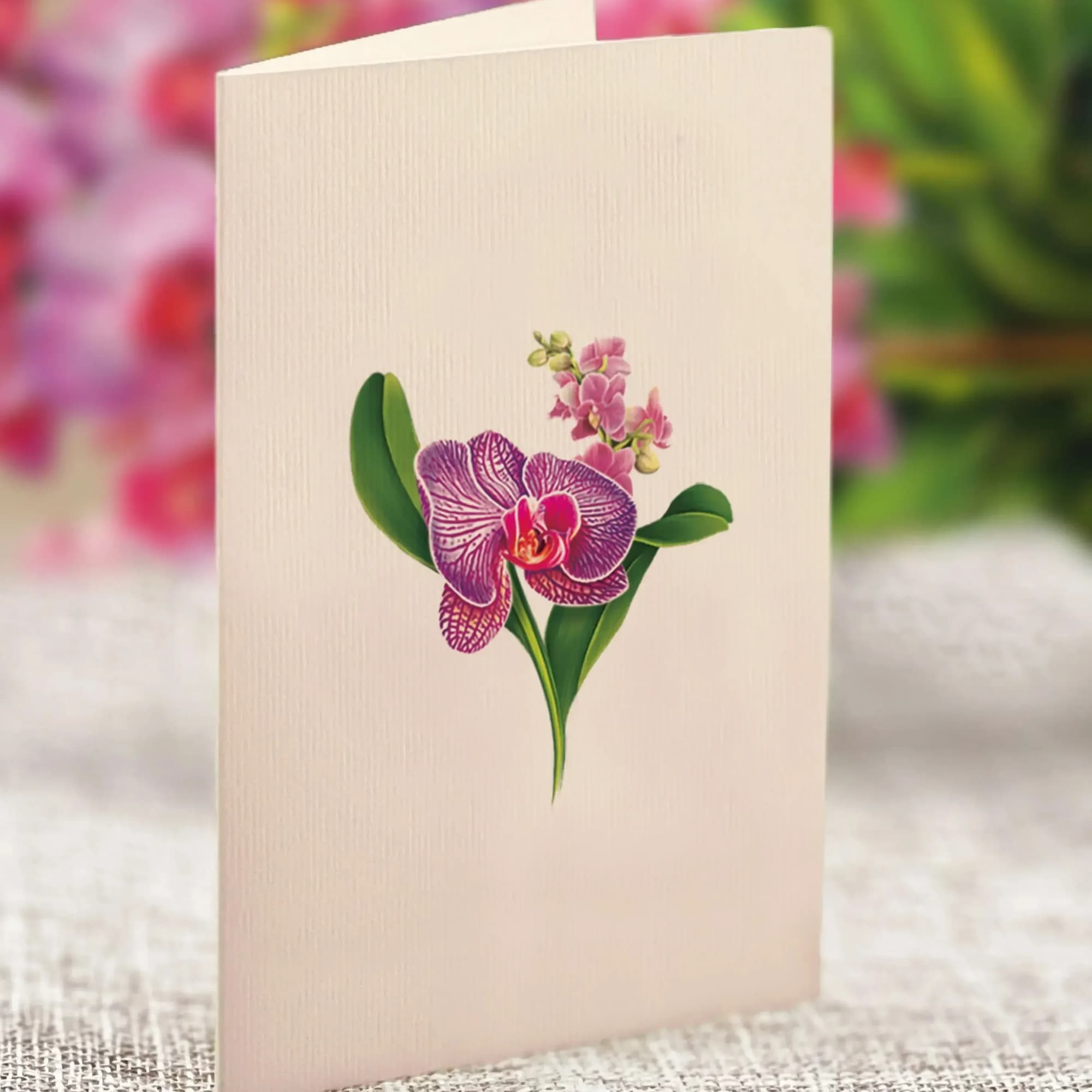 Inspired by a tropical getaway, these luxurious and striking orchid blooms embody, photo 4 of 4