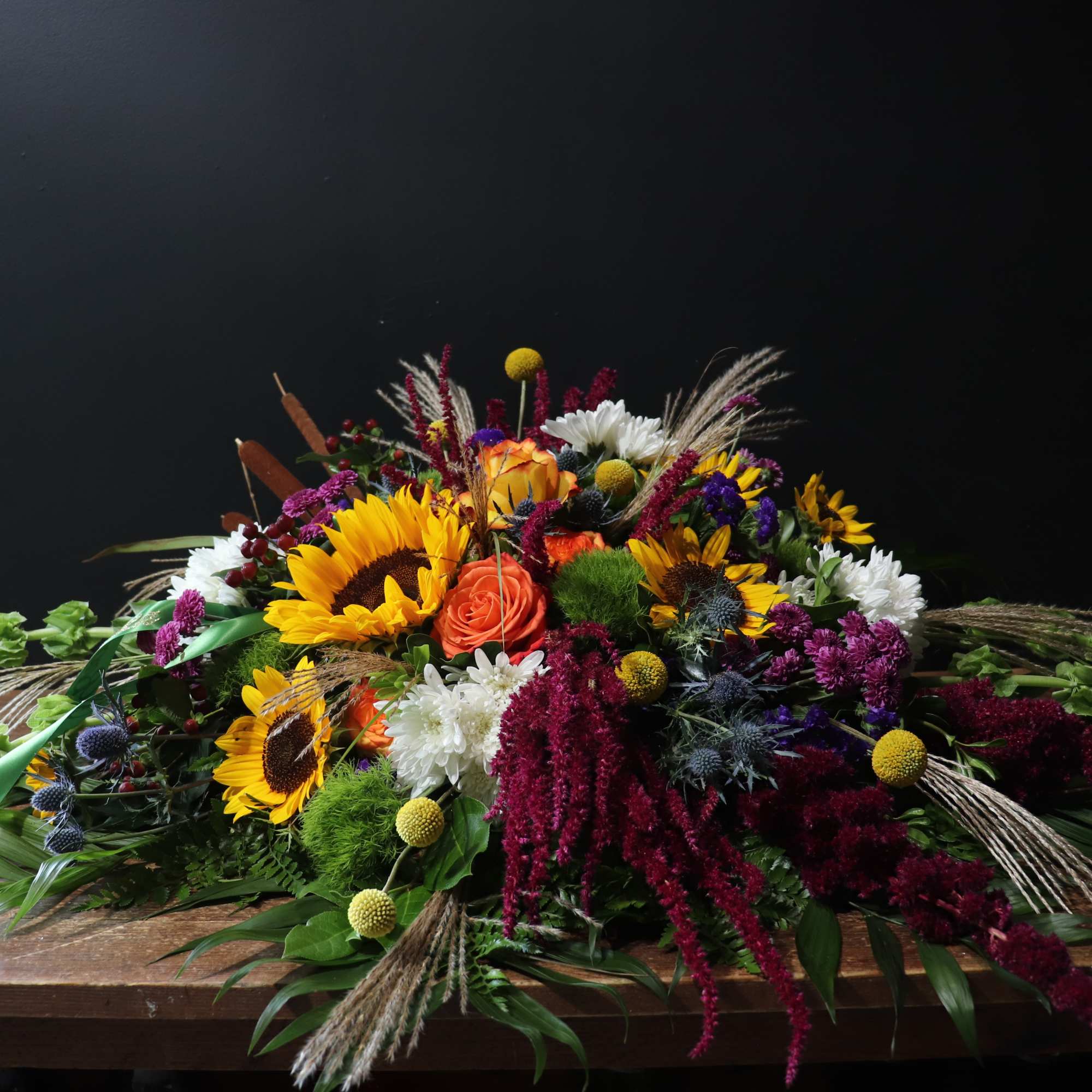 Our casket sprays usually start off at $350, but we can work