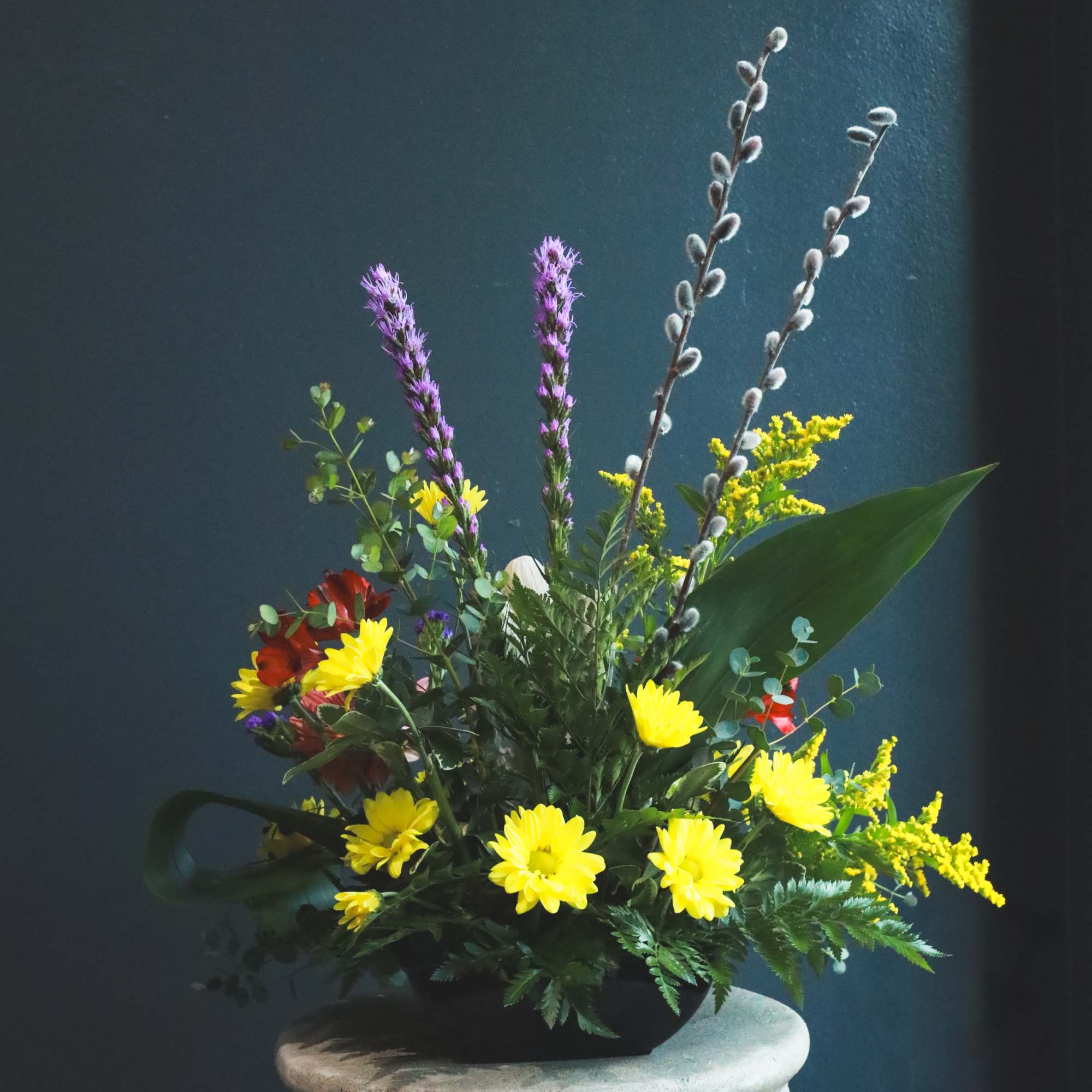 Offering comfort and love with a vibrant display of sunshine and strength.