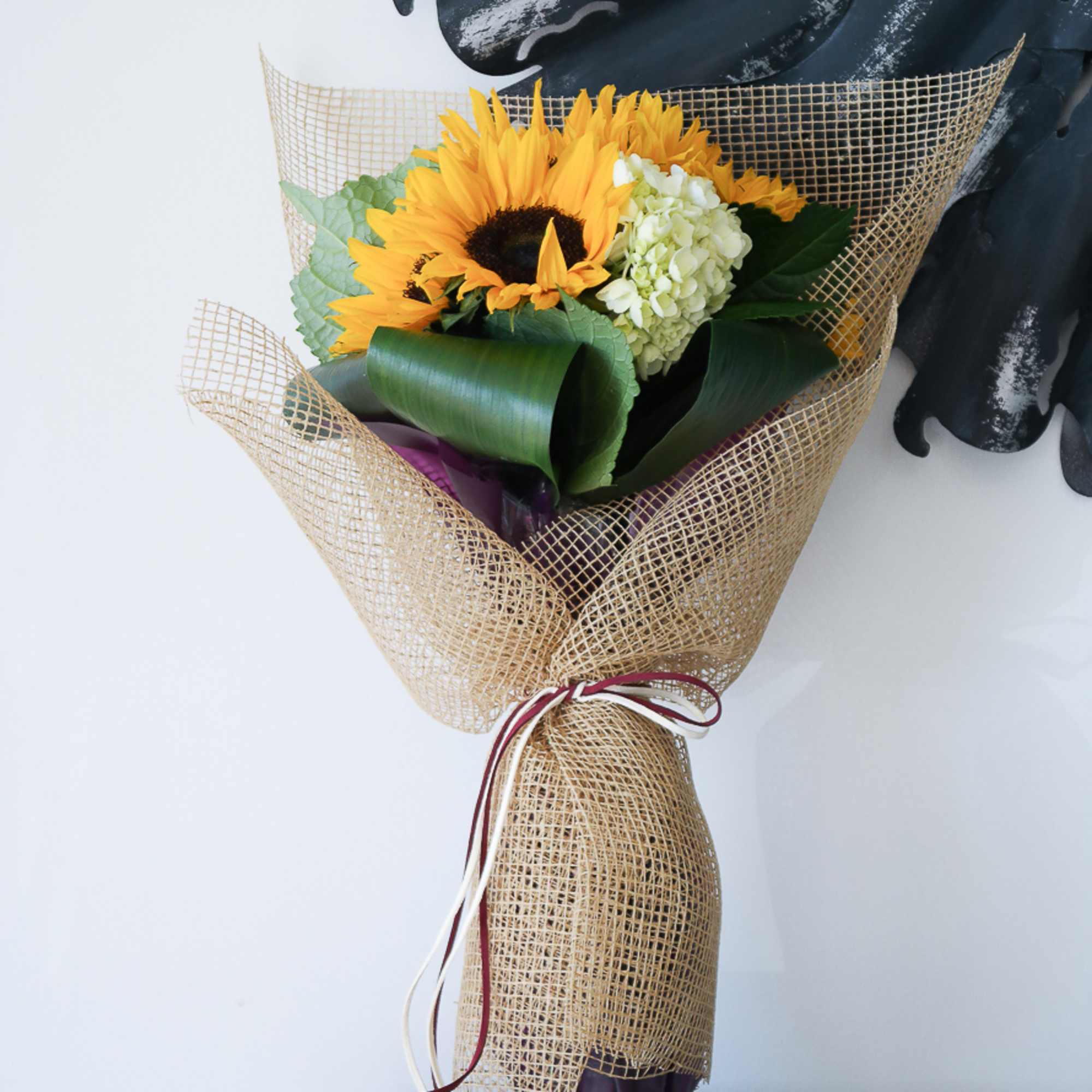This simple yet lovely sunflower bouquet is perfect for any occasion. 