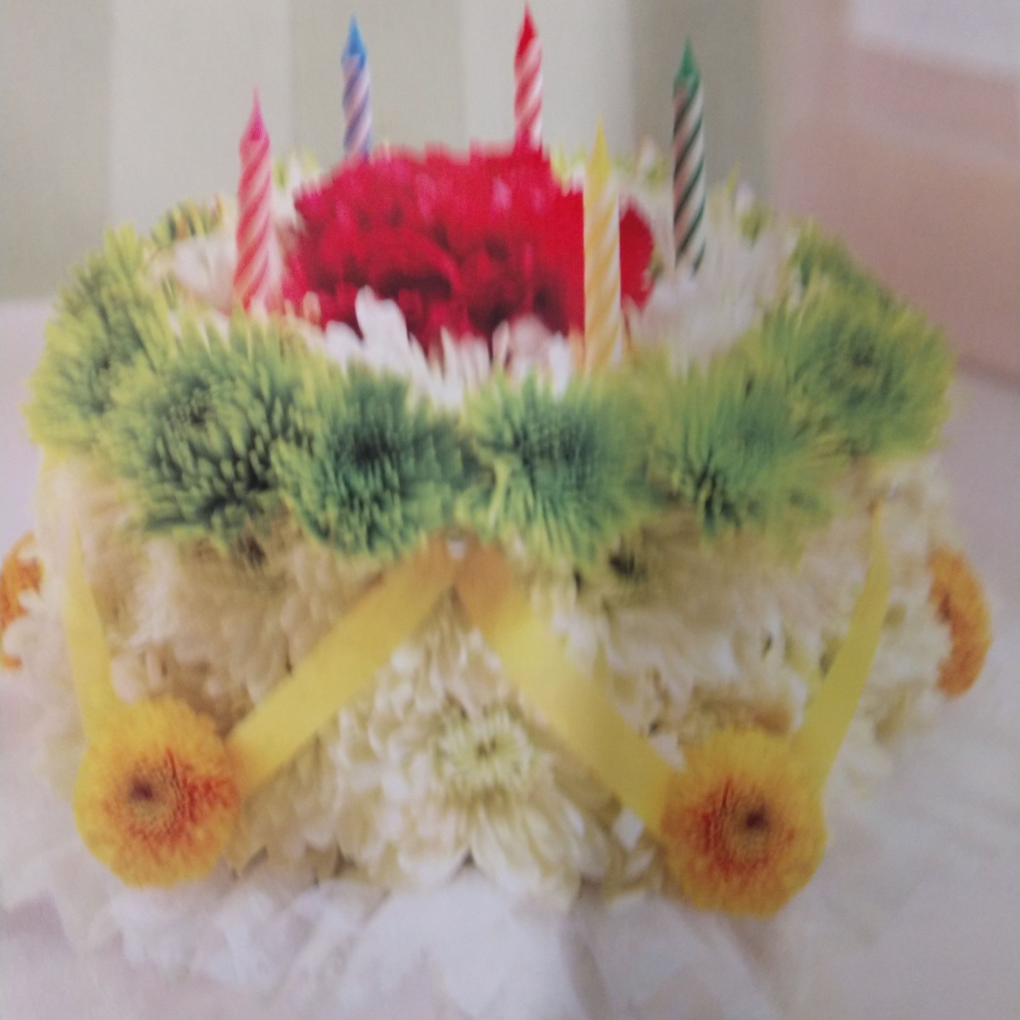 Our signature floral birthday cake may look good enough to eat, but, photo 2 of 5