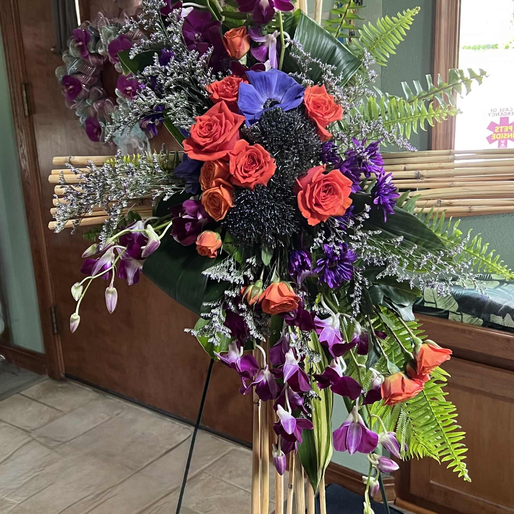 Our River Cane Cross is a wonderful tribute piece. River cane is