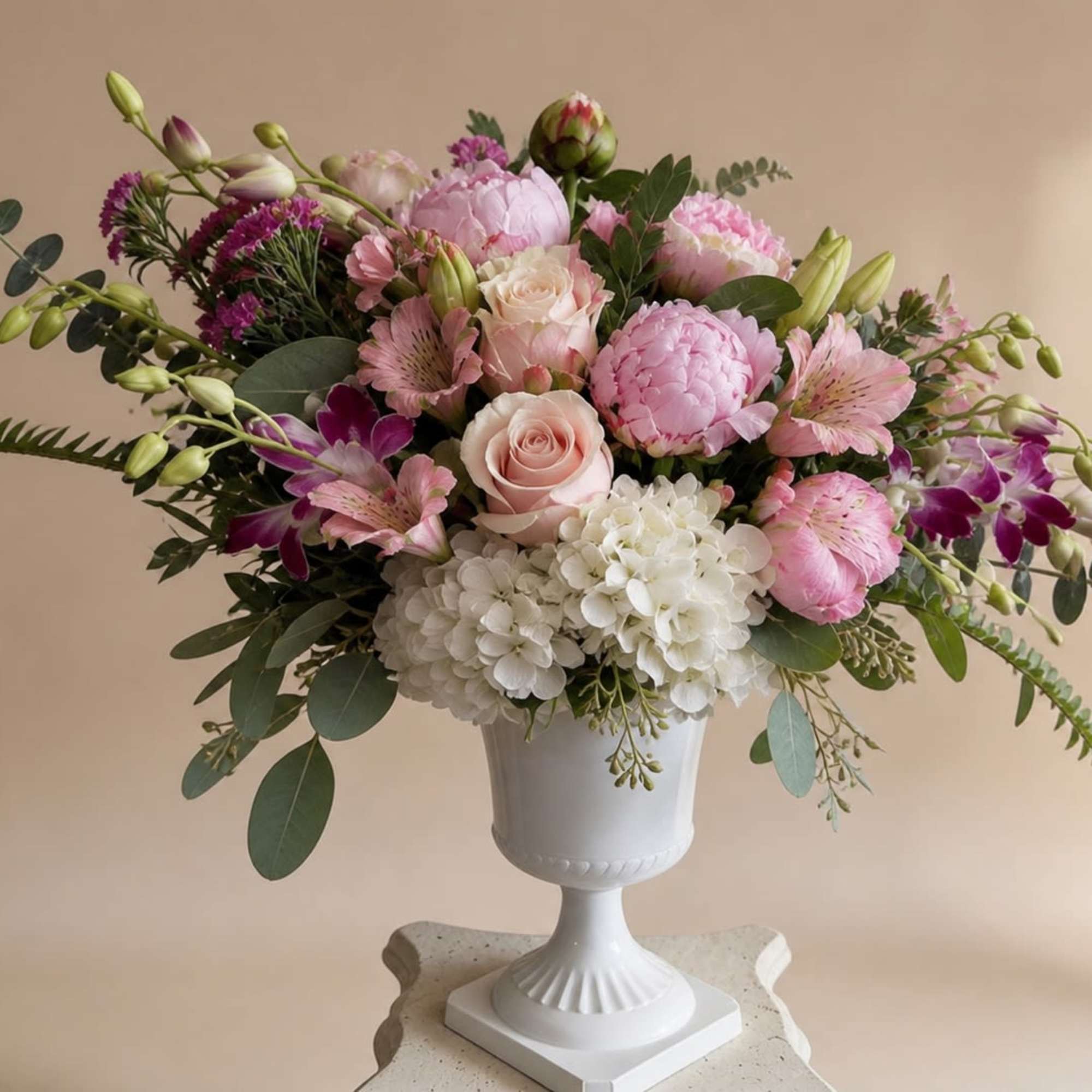 Eyes and hearts alike are drawn to this alluring and attractive arrangement