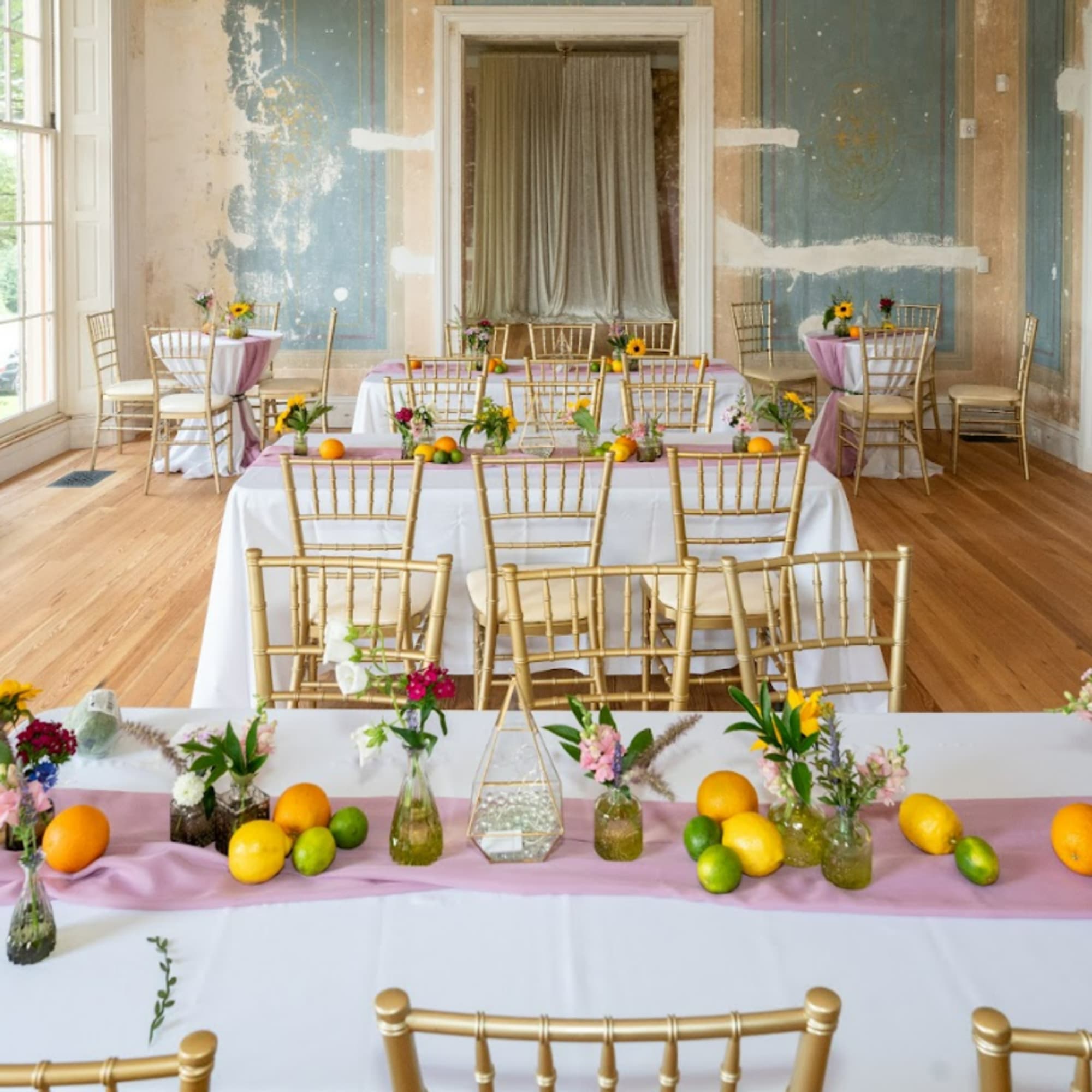 Transform your wedding reception or special event with our stunning, professional centerpiece