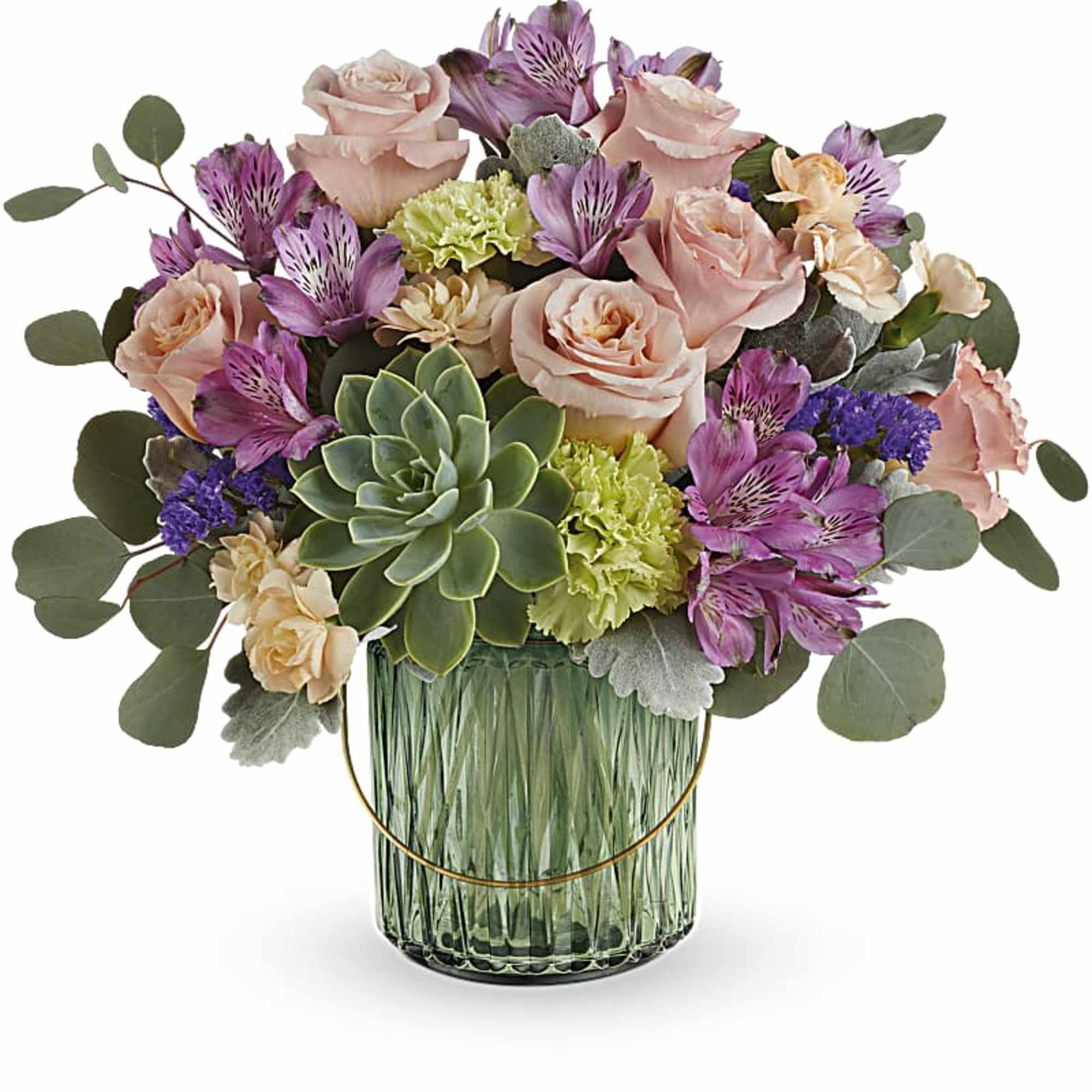 Straight out of a storybook, this enchanting bouquet is right at home